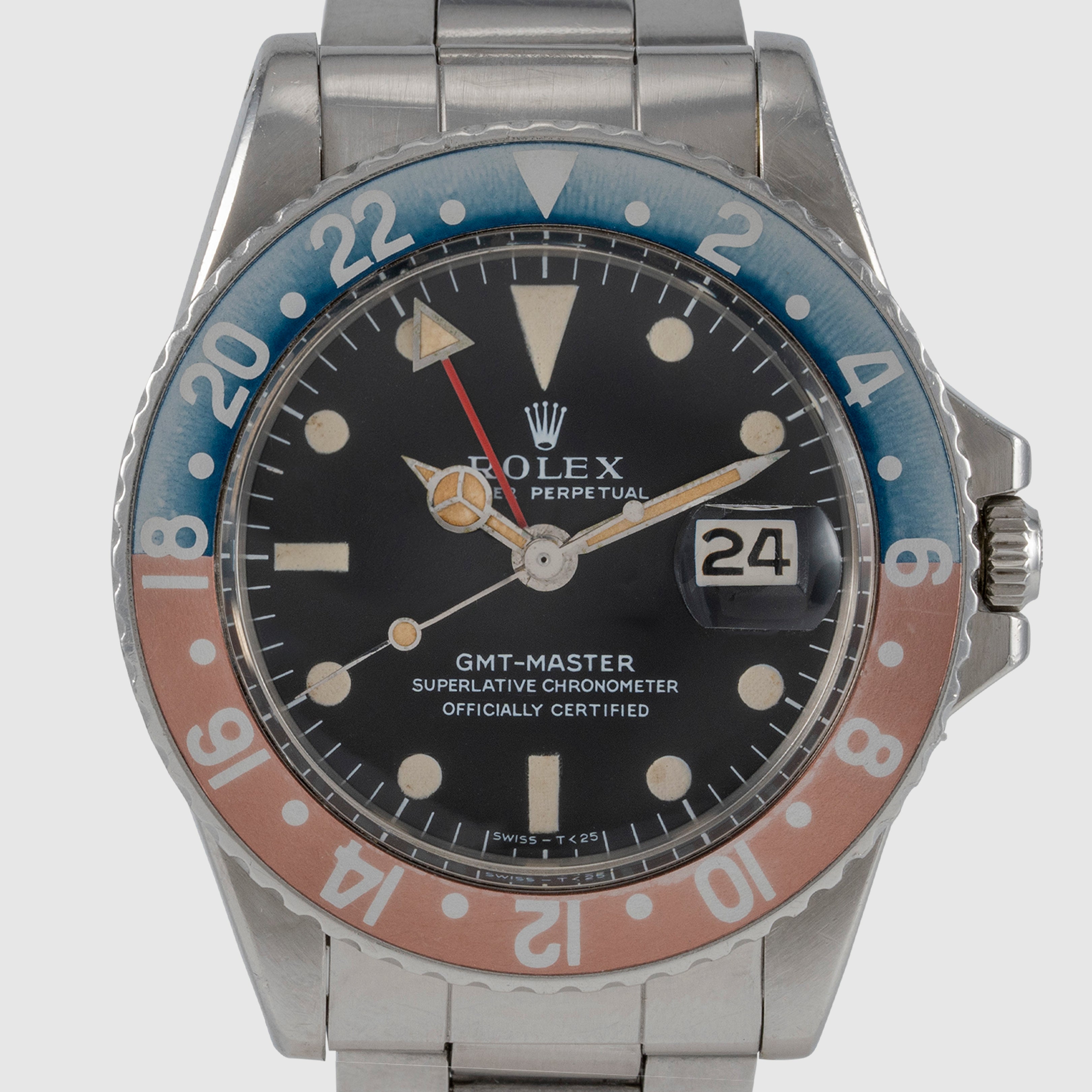 1969 Rolex GMT Master MK1 Ref. 1675 (with Box & Papers)