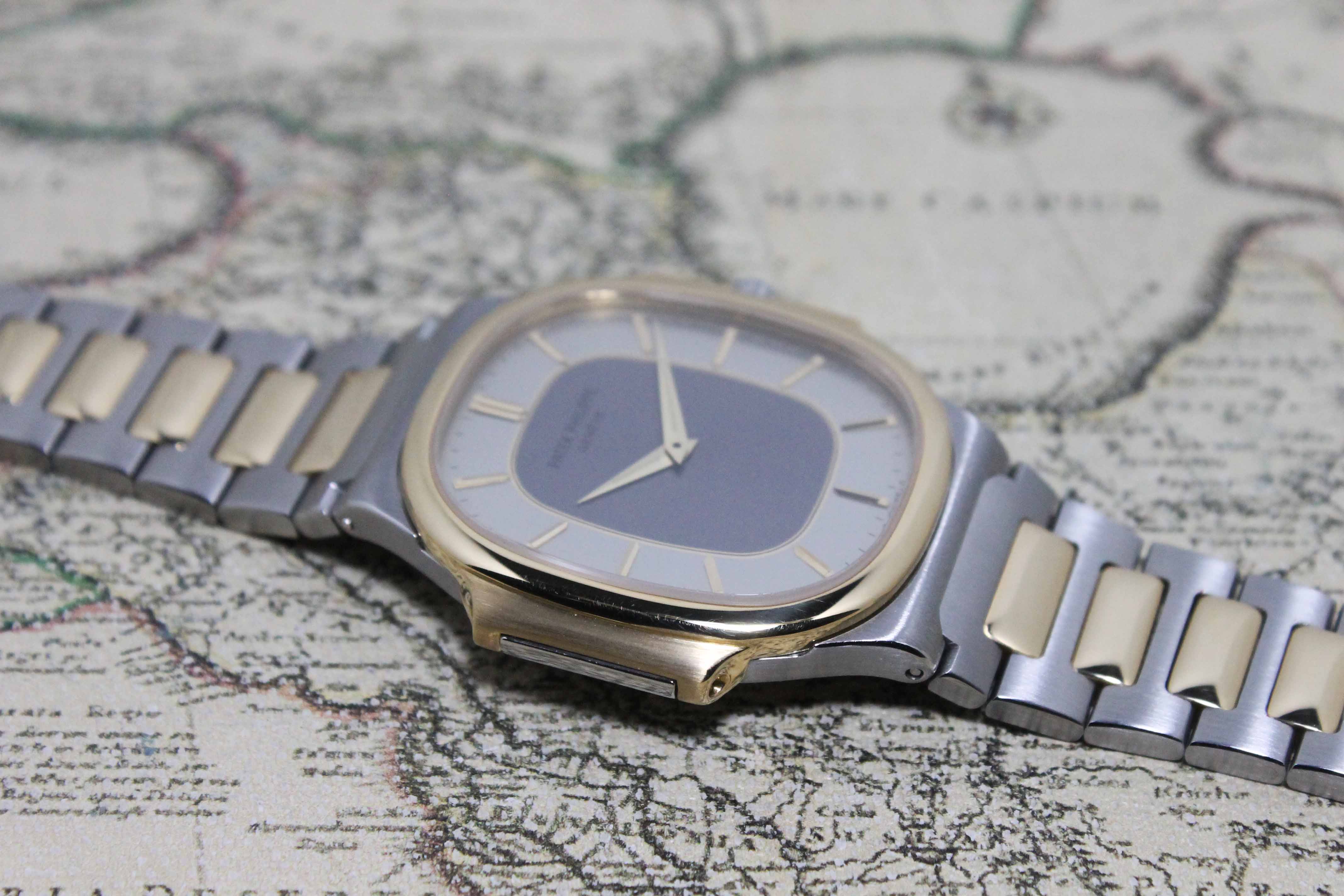 1980's Patek Philippe Nautillipse St/G Ref. 3770 (with Box and Service Papers)