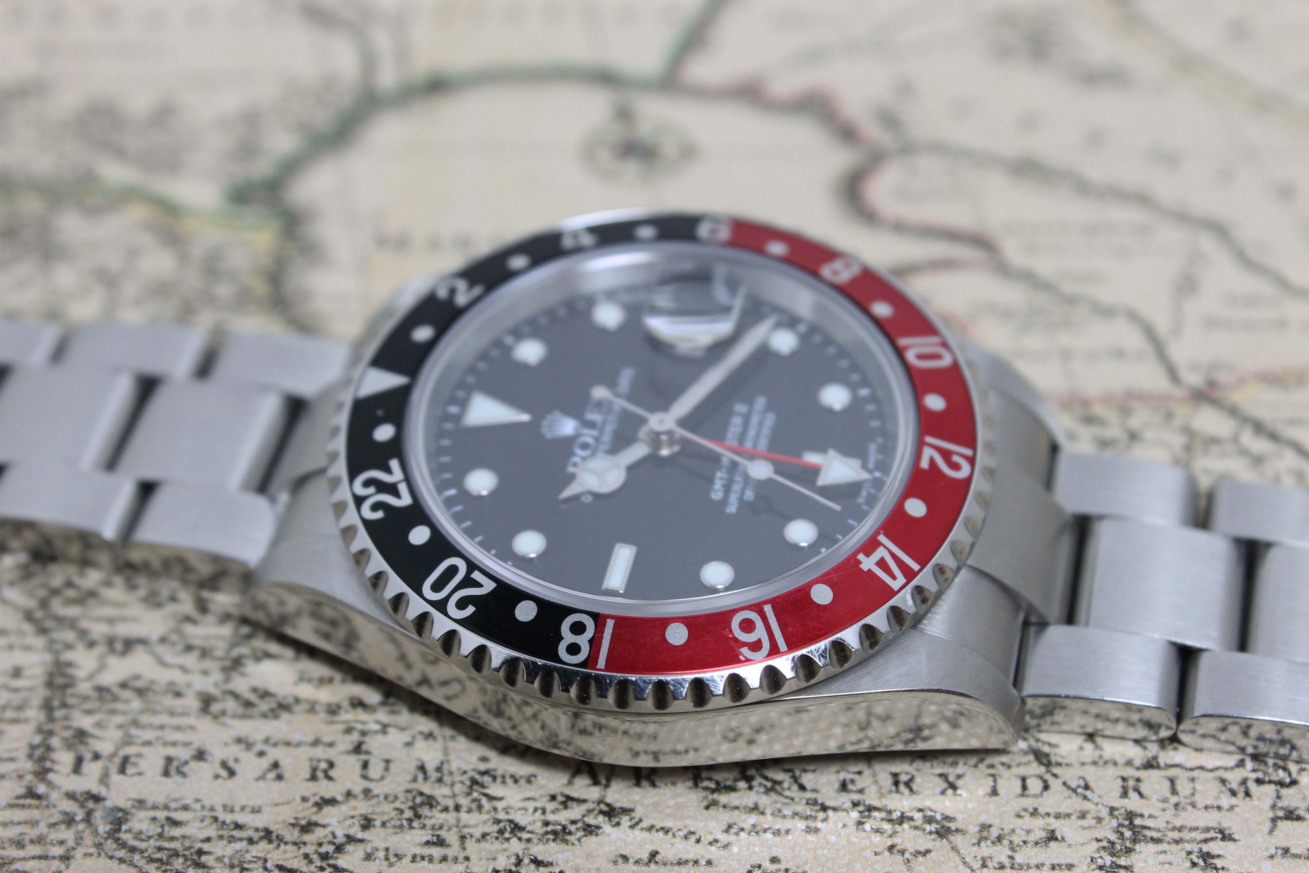 2005 Rolex GMT Master II Coke Unpolished Ref. 16710 (with Papers)