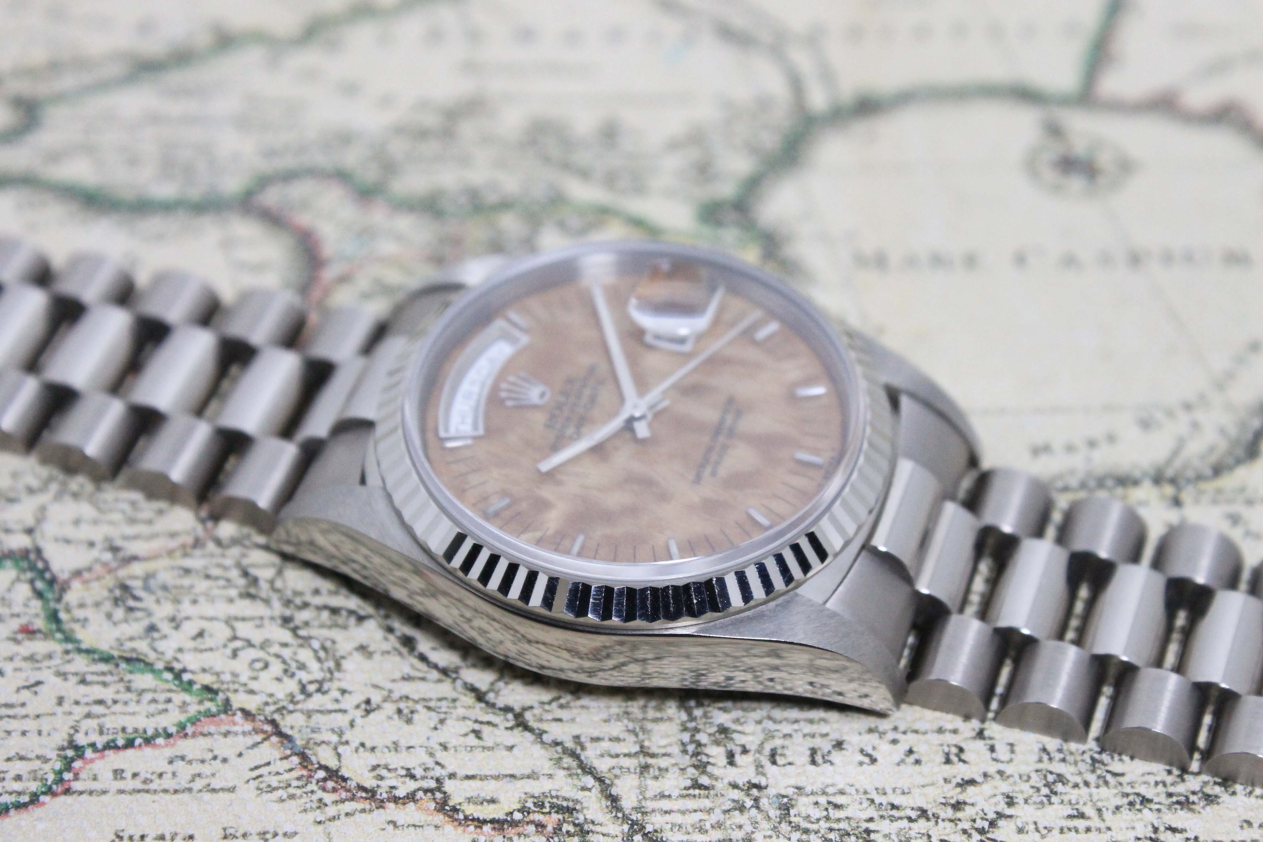 1994 Rolex Day Date Wood Dial Ref. 18239