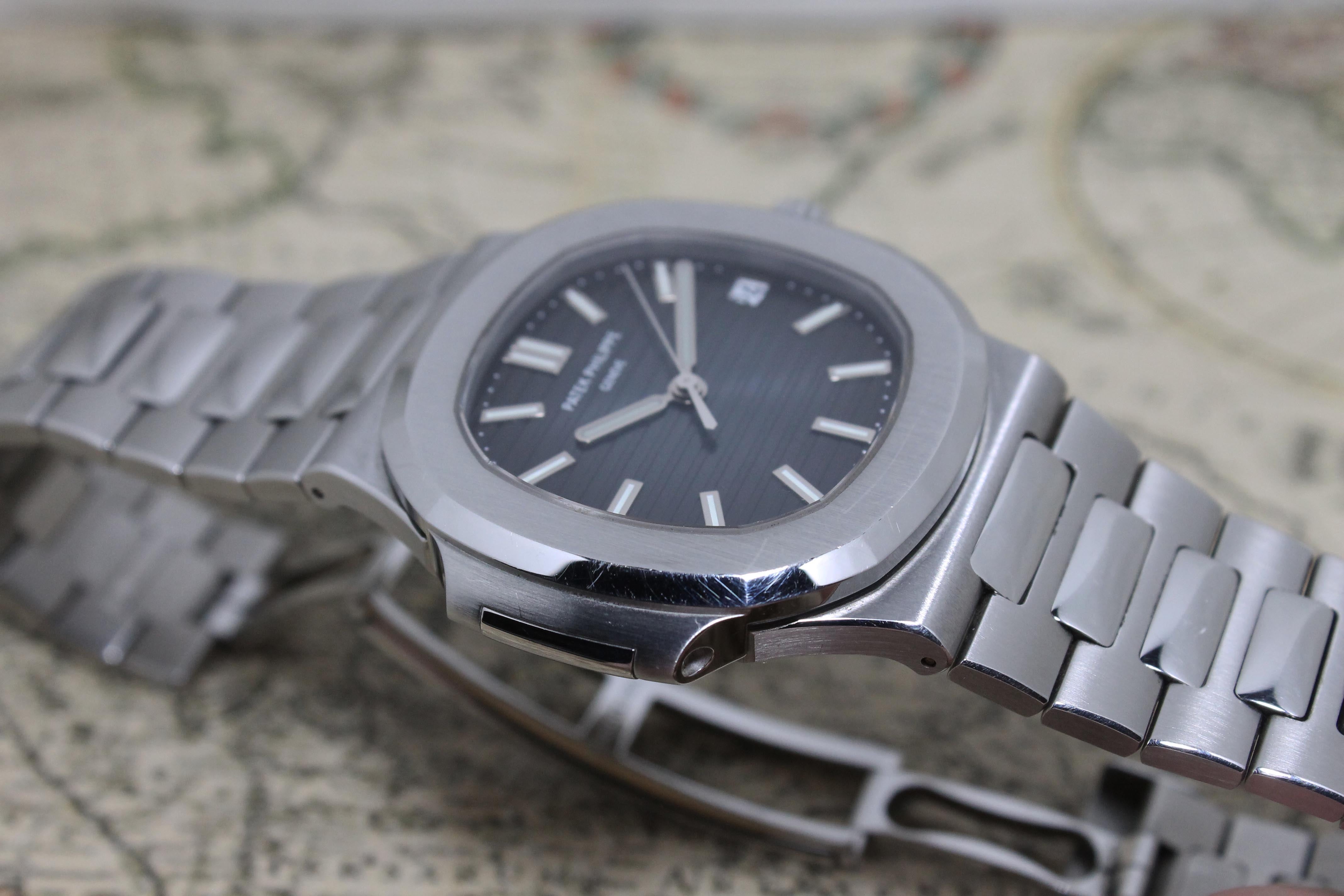 2016 Patek Philippe Nautilus Unpolished Ref. 5711/1A-010 (Full Set)