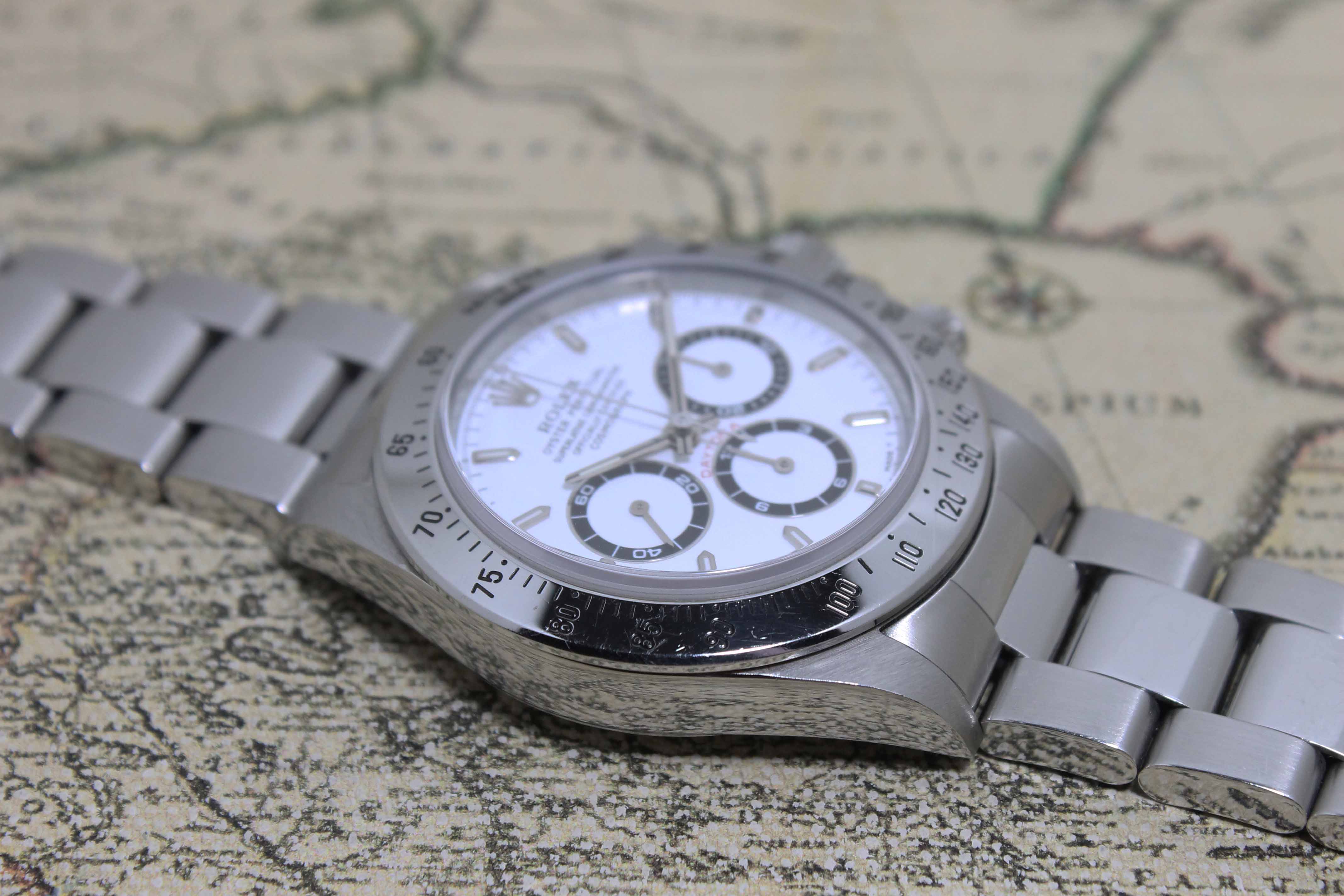 1997 Rolex Daytona White Tritium Dial Ref. 16520 (Full Set)