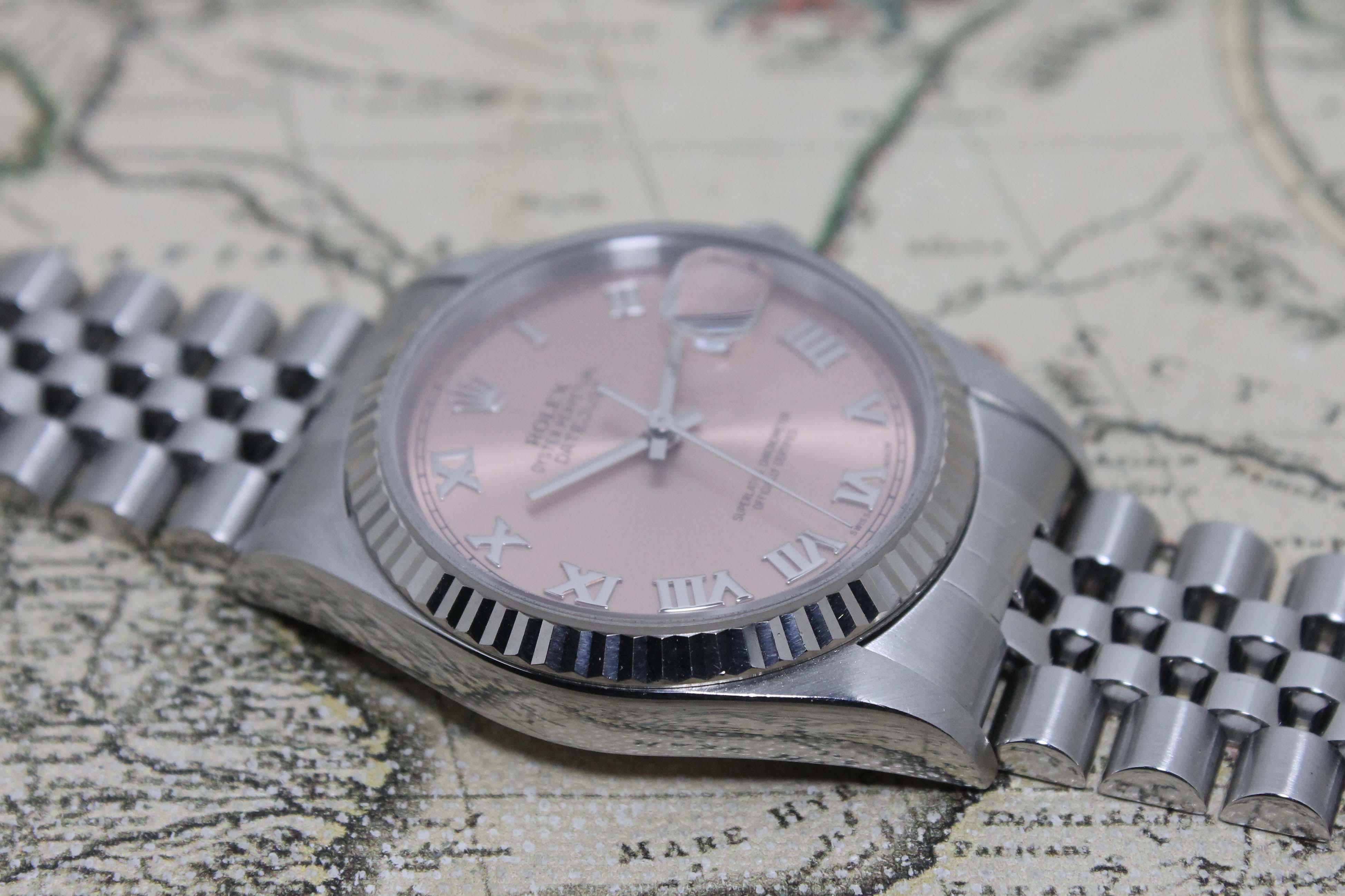 2003 Rolex Datejust St/WG Salmon Dial Ref. 16234