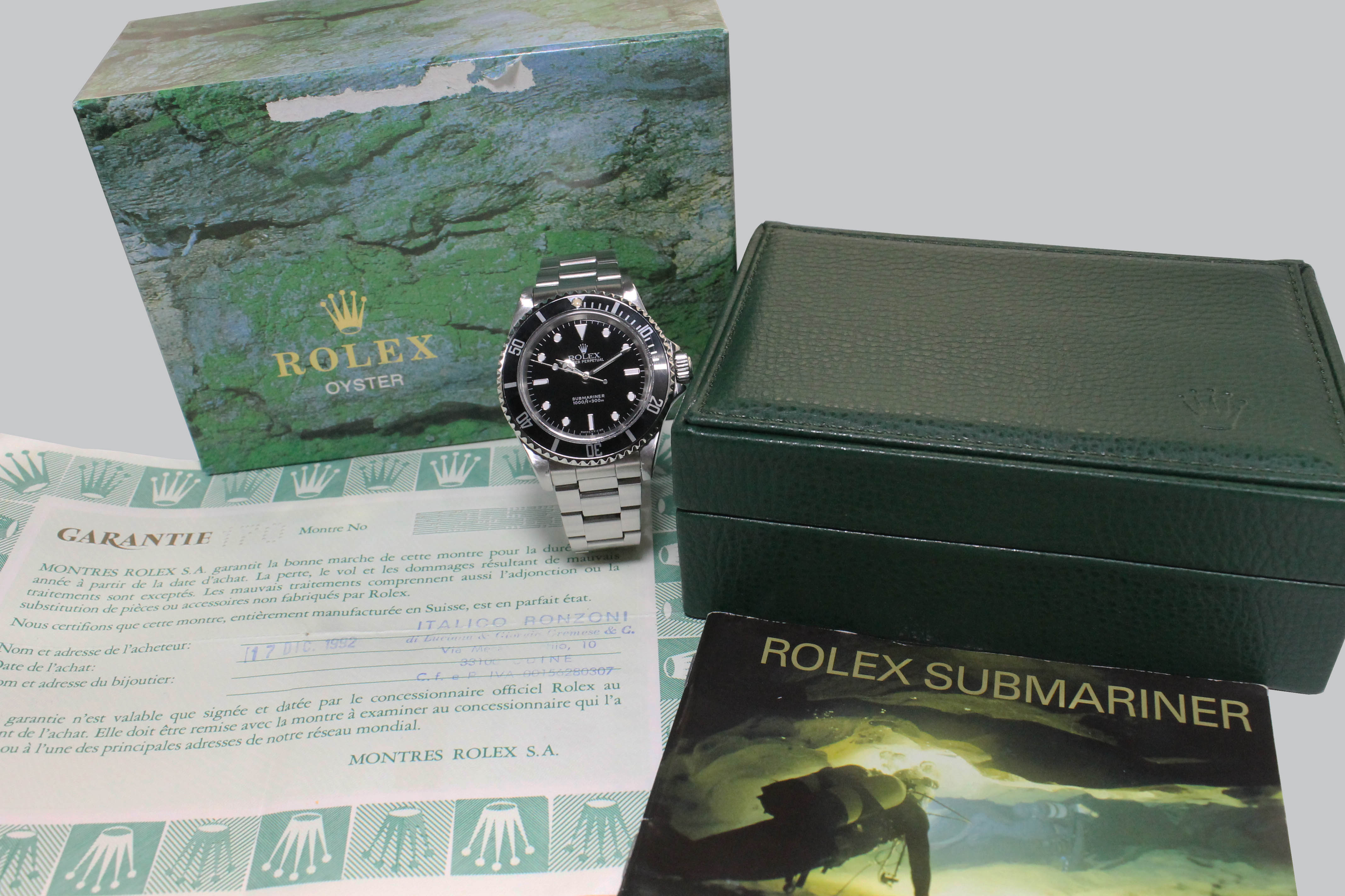 1991 Rolex Submariner Ref. 14060 (with Box & Papers)