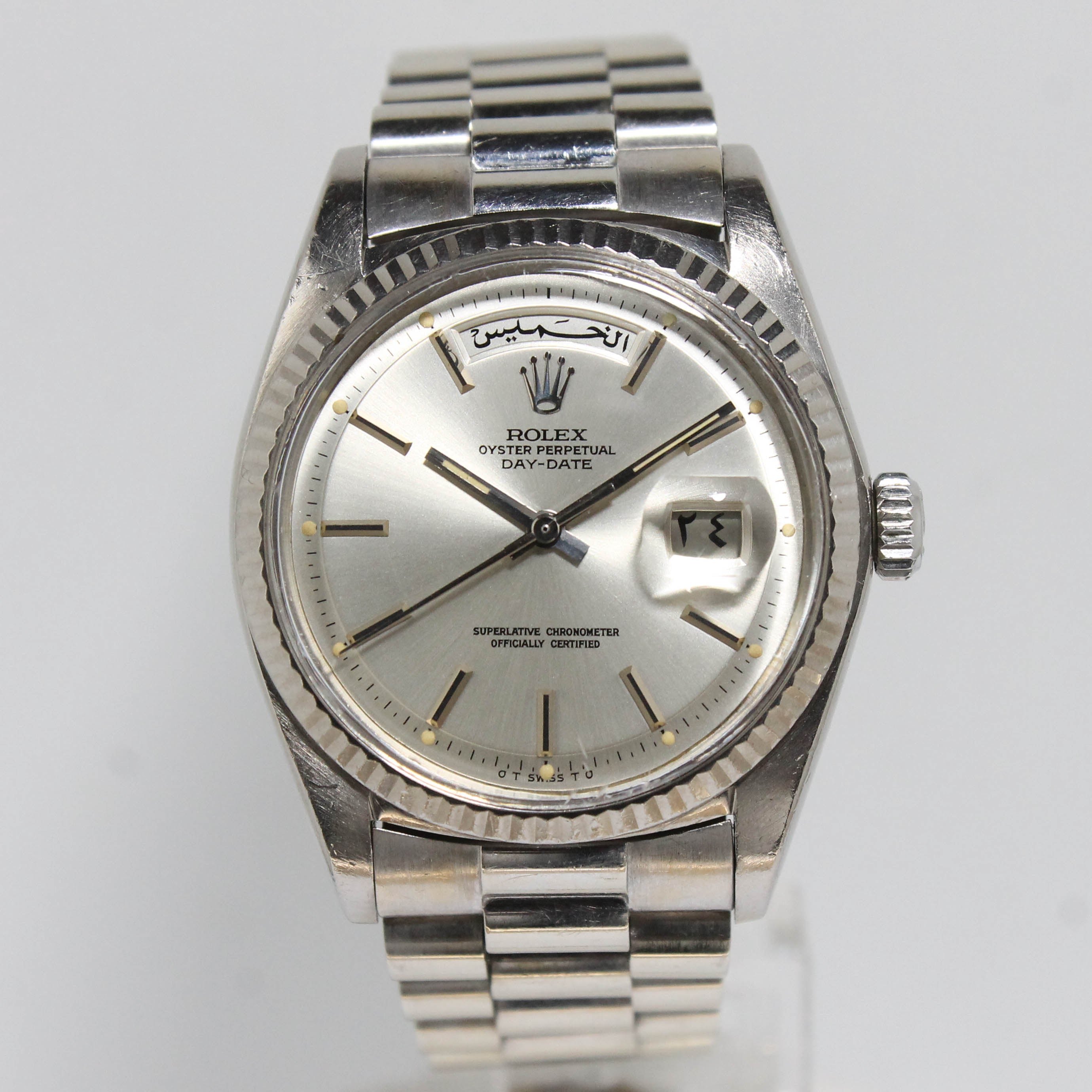 1973 Rolex Day Date Sigma Dial Unpolished Arabic Calendar Ref. 1803