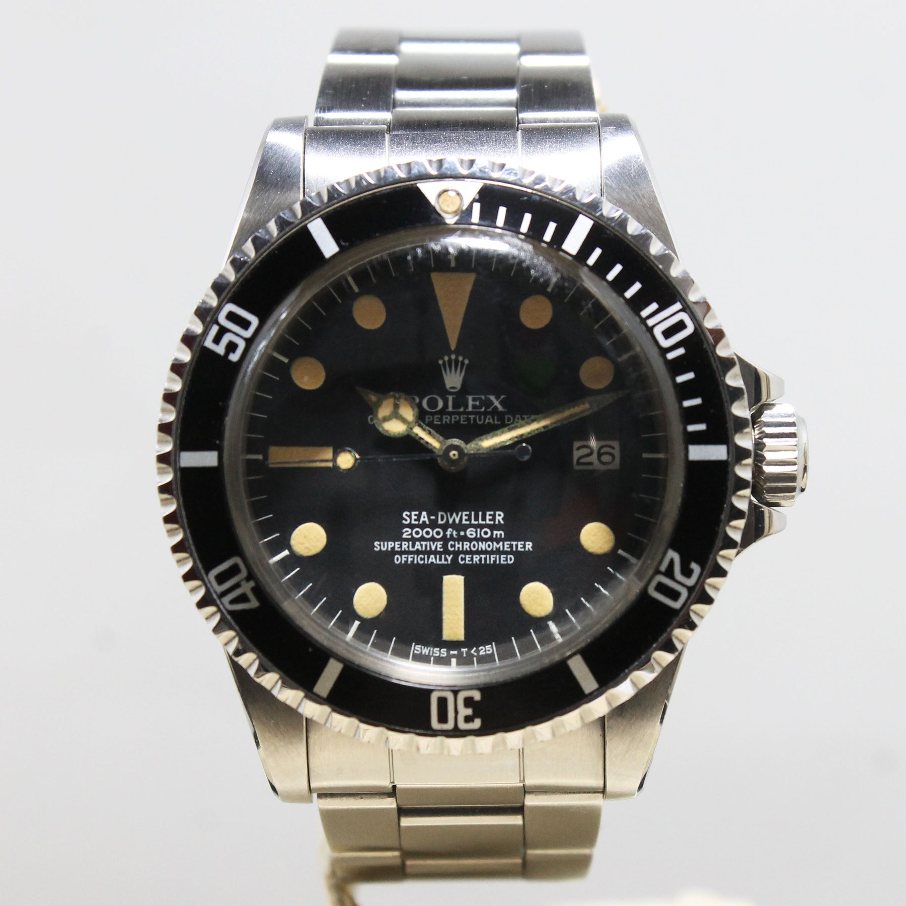 1978 Rolex Sea Dweller Great White Unpolished, like new Ref. 1665 (Full Set with Invoice)