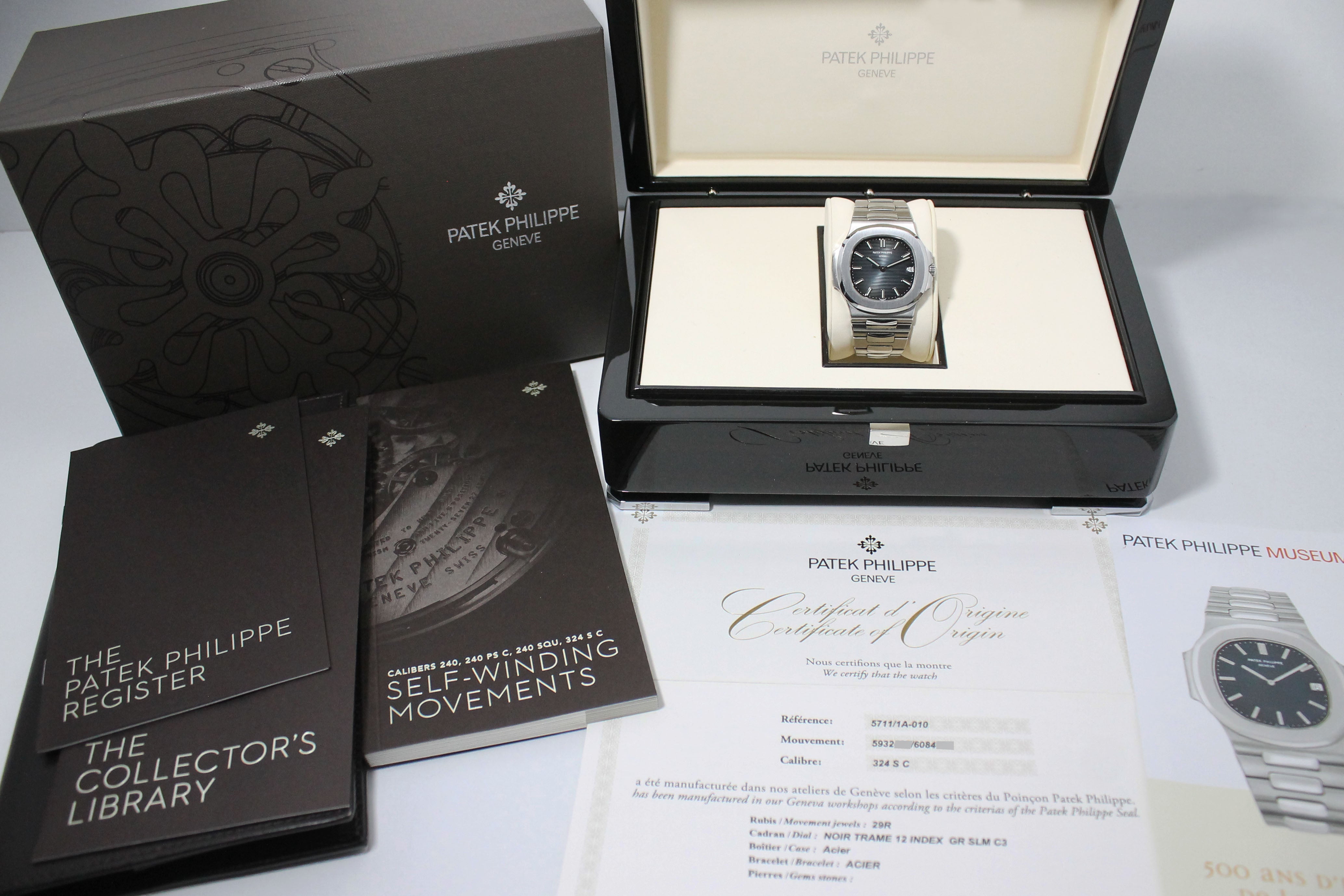 2016 Patek Philippe Nautilus Unpolished Ref. 5711/1A-010 (Full Set)