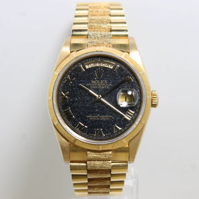 1990 Rolex Day Date Ferrite Dial Ref. 18248 (with Box & Papers)