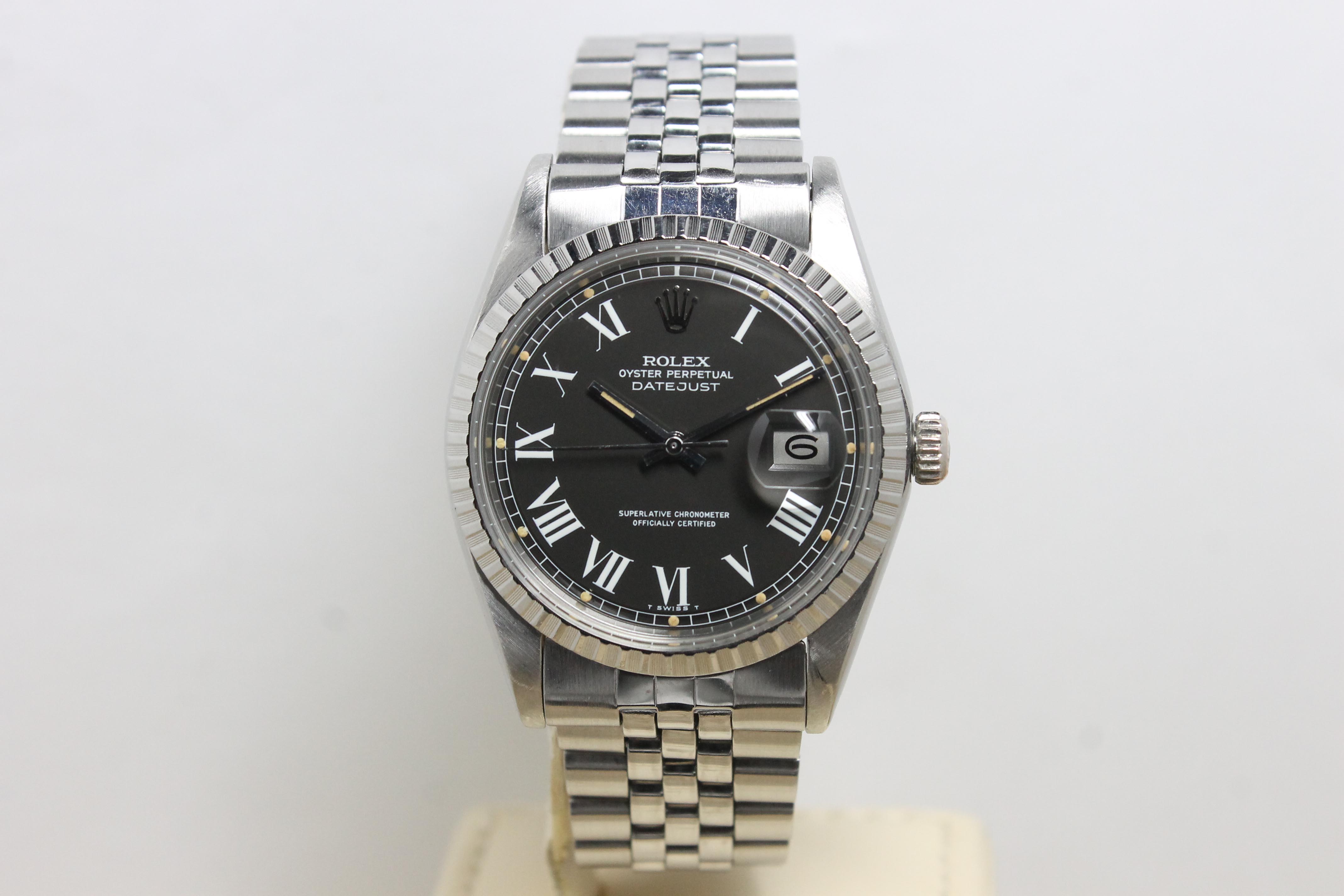 1972 Rolex Datejust Buckley Dial Ref. 1603