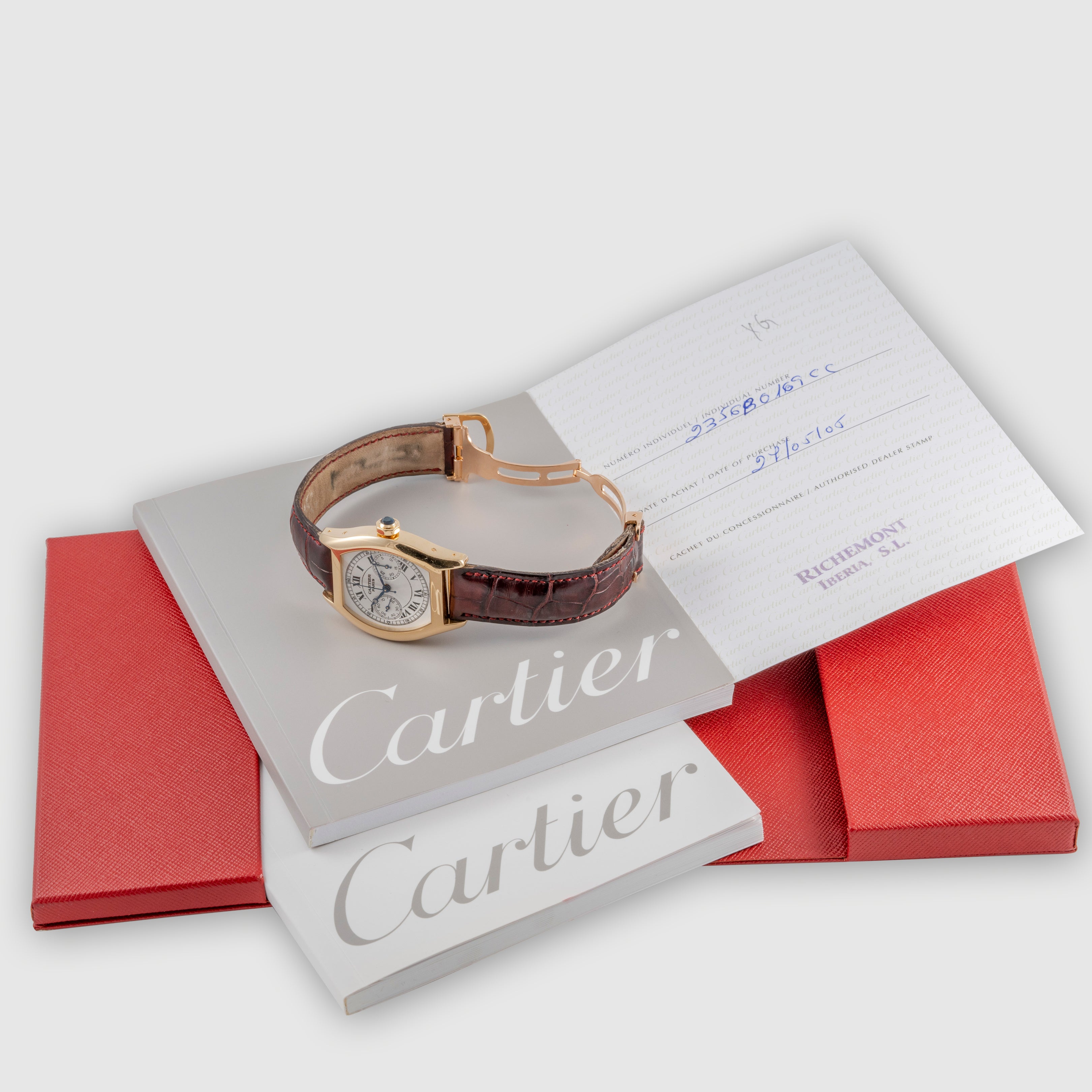 2005 Cartier Tortue CPCP Monopussoir YG Ref. 2356B (with Box & Papers)