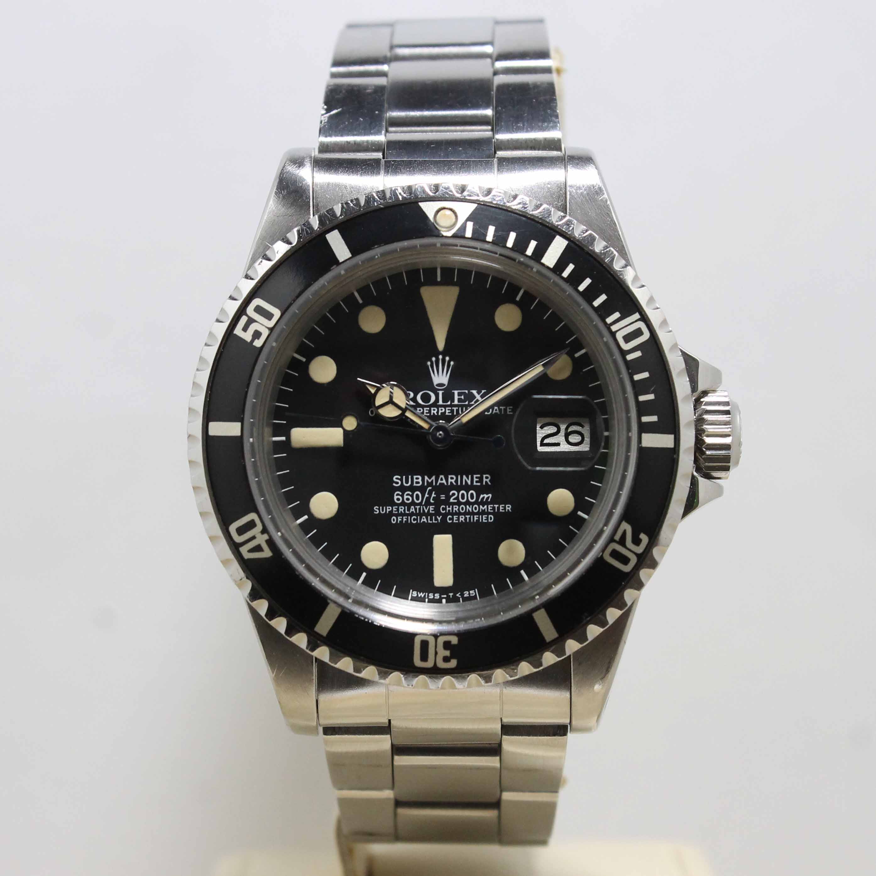 1978 Rolex Submariner MK1 Dial Ref. 1680 (with Service Paper from Rolliworks from 2019)
