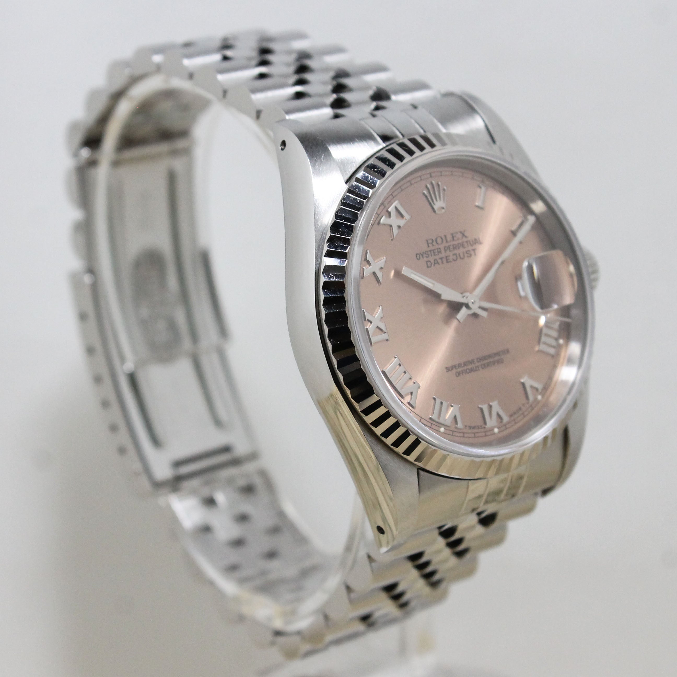 1993 Rolex Datejust St/WG Salmon Dial Ref. 16234