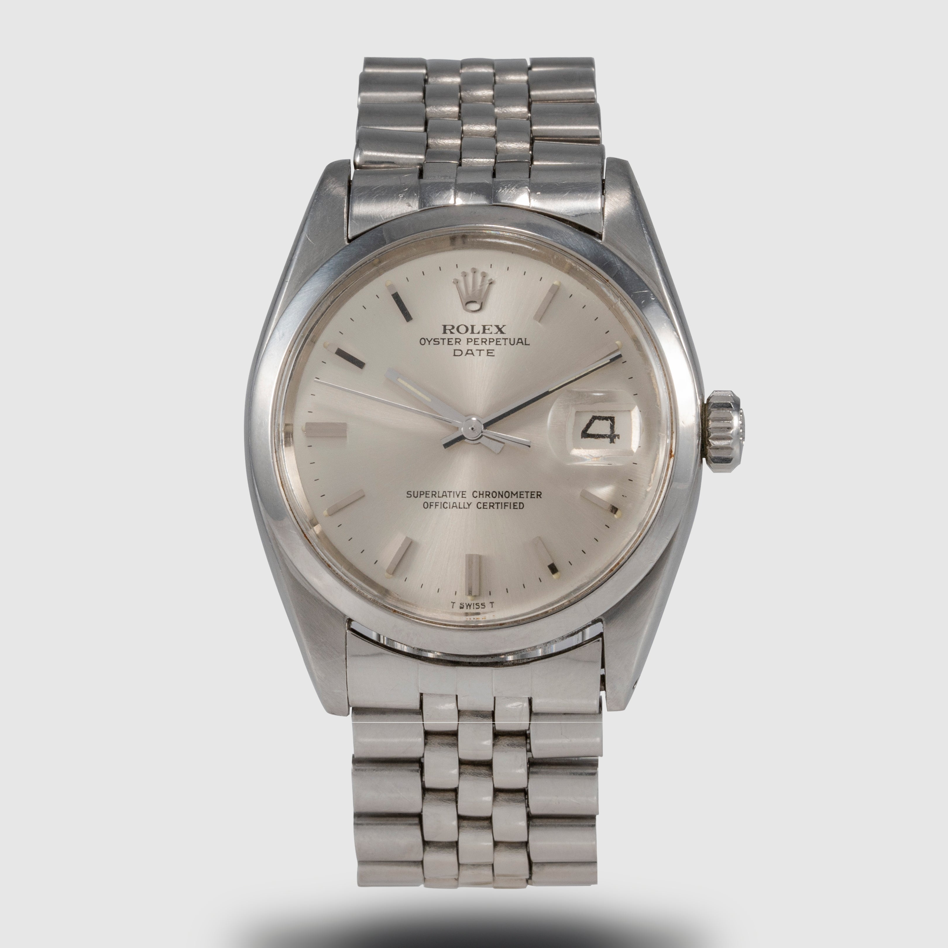 1967 Rolex Date Ref. 1500 (with Warranty and Invoice from Abercrombie & Fitch)