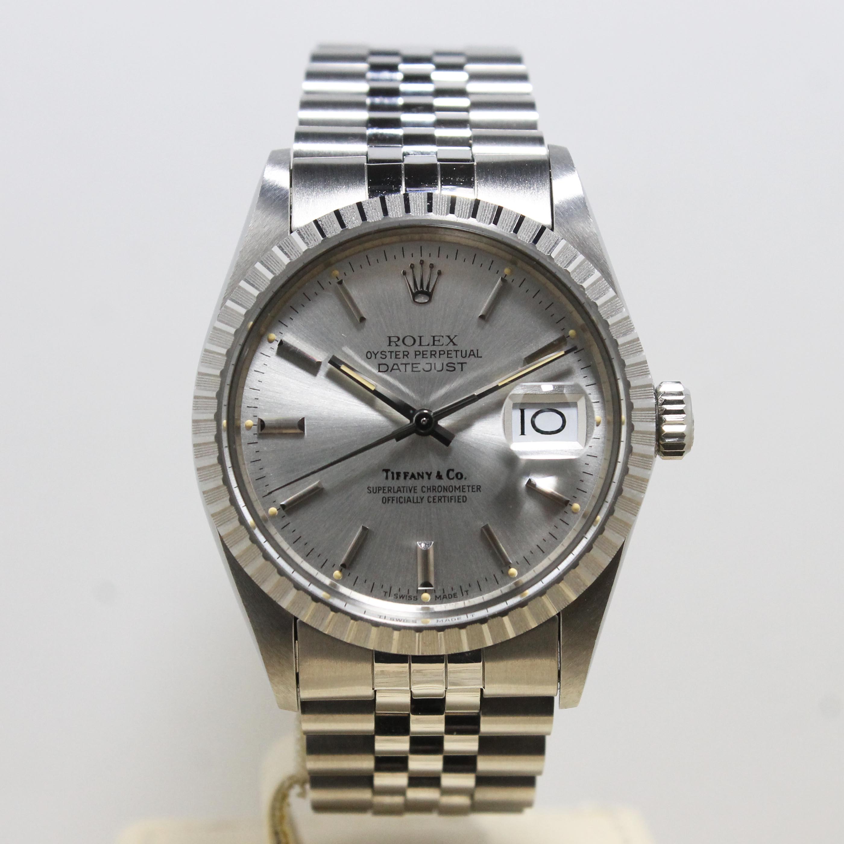 1987 Rolex Datejust NOS Tiffany & Co. Ref. 16030 (Full Set)