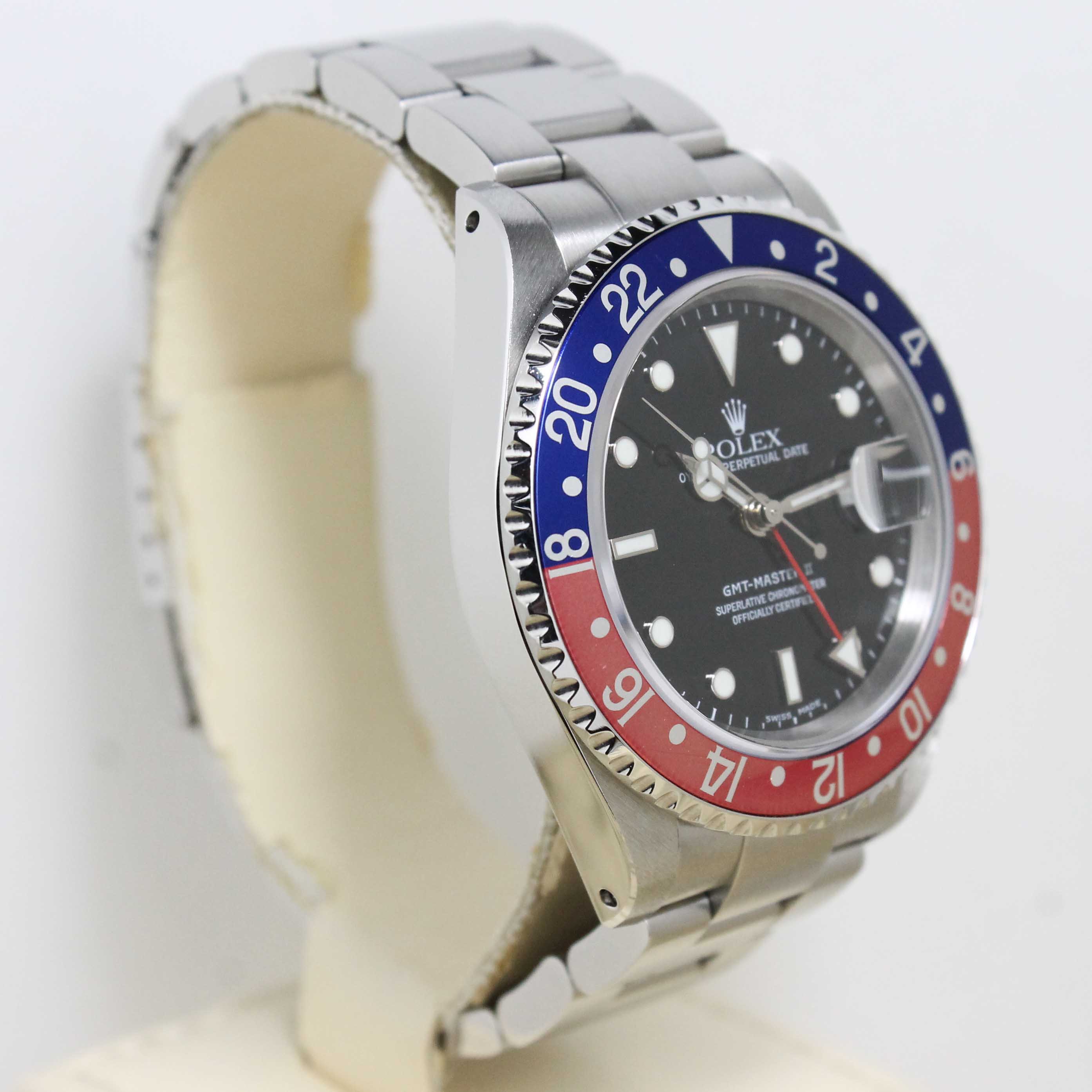 2001 Rolex GMT Master II Pepsi Ref. 16710 (Full Set)