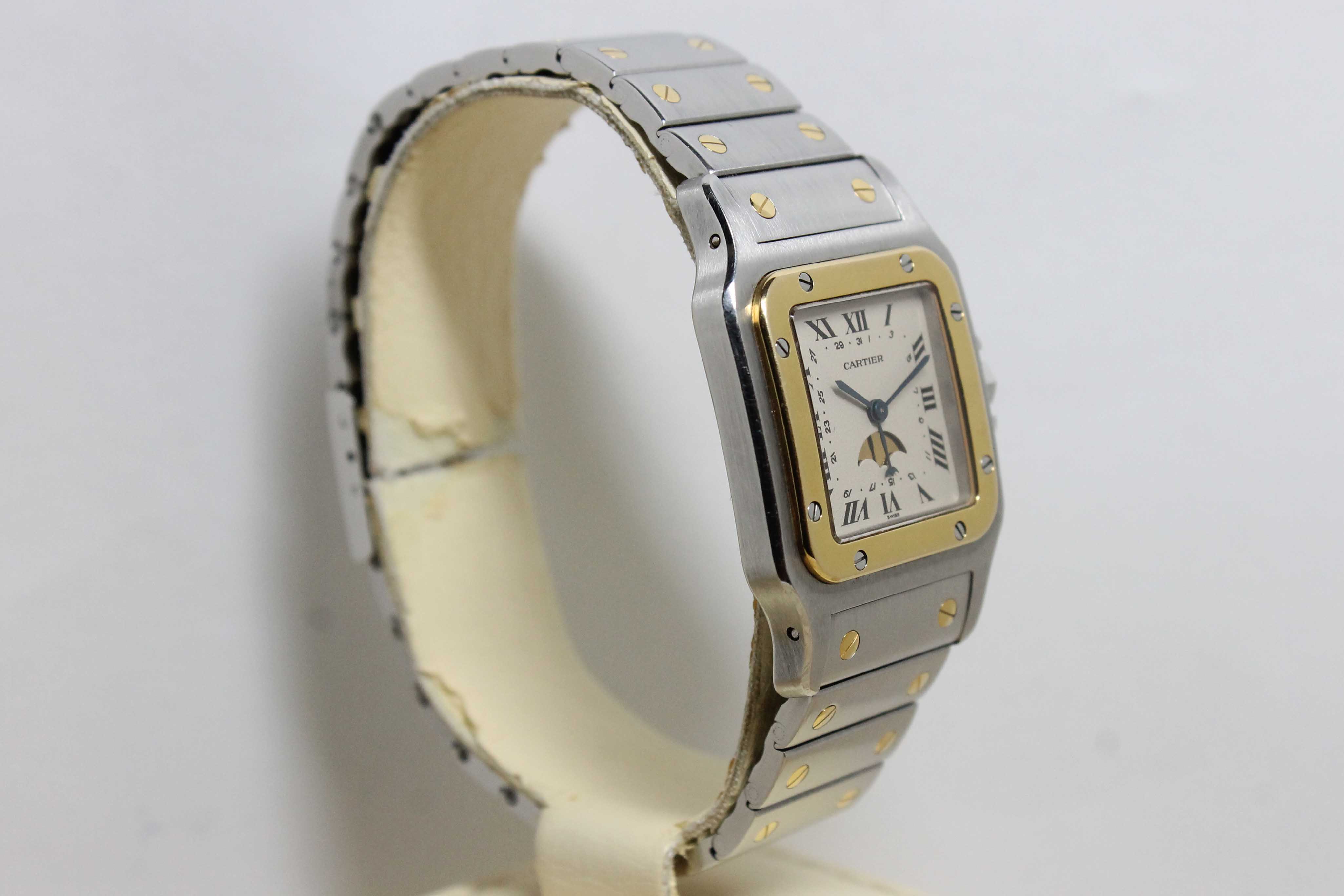 1989 Cartier Santos Galbee St/G Moon Phase Ref. 119901 (with Original Warranty Booklet)