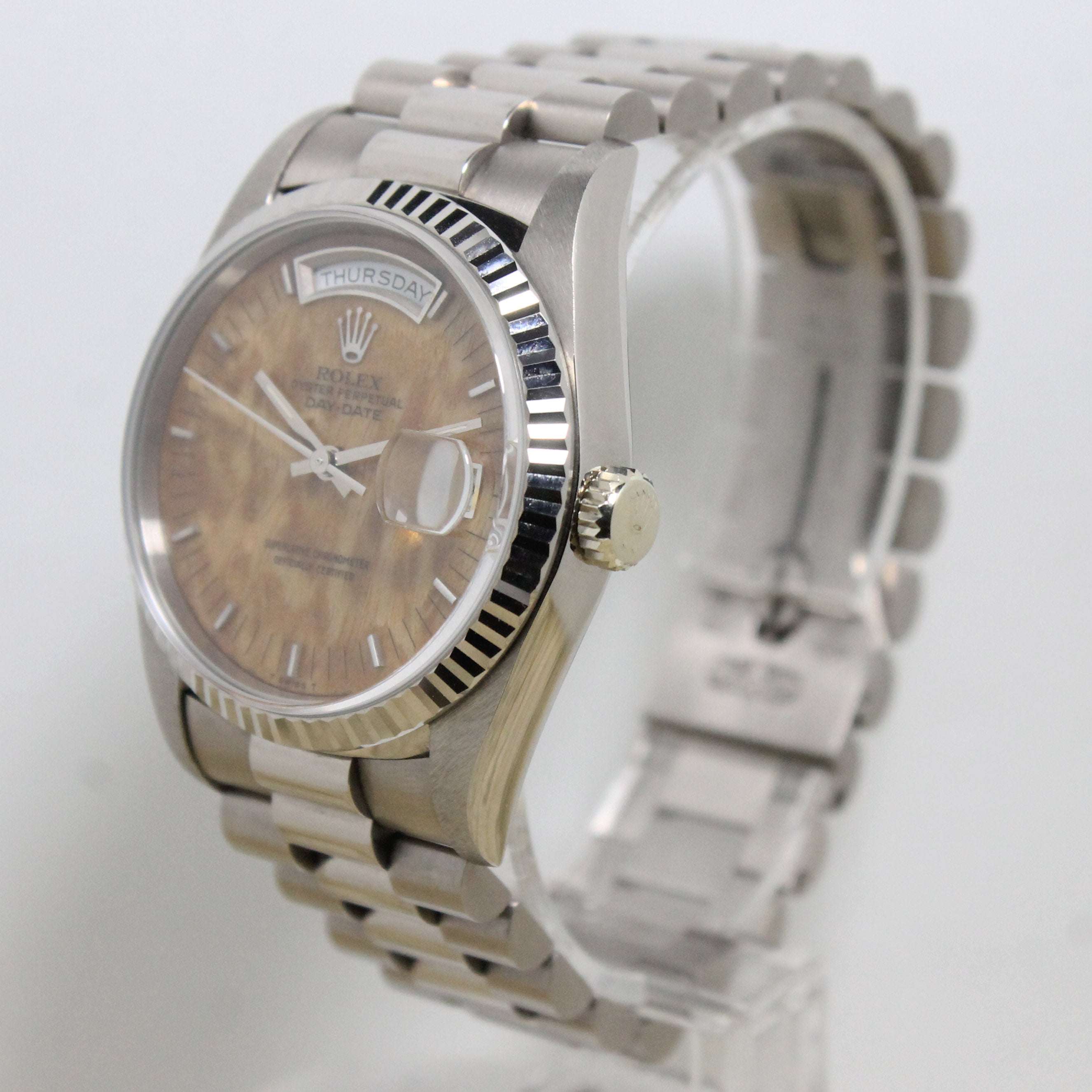 1994 Rolex Day Date Wood Dial Ref. 18239