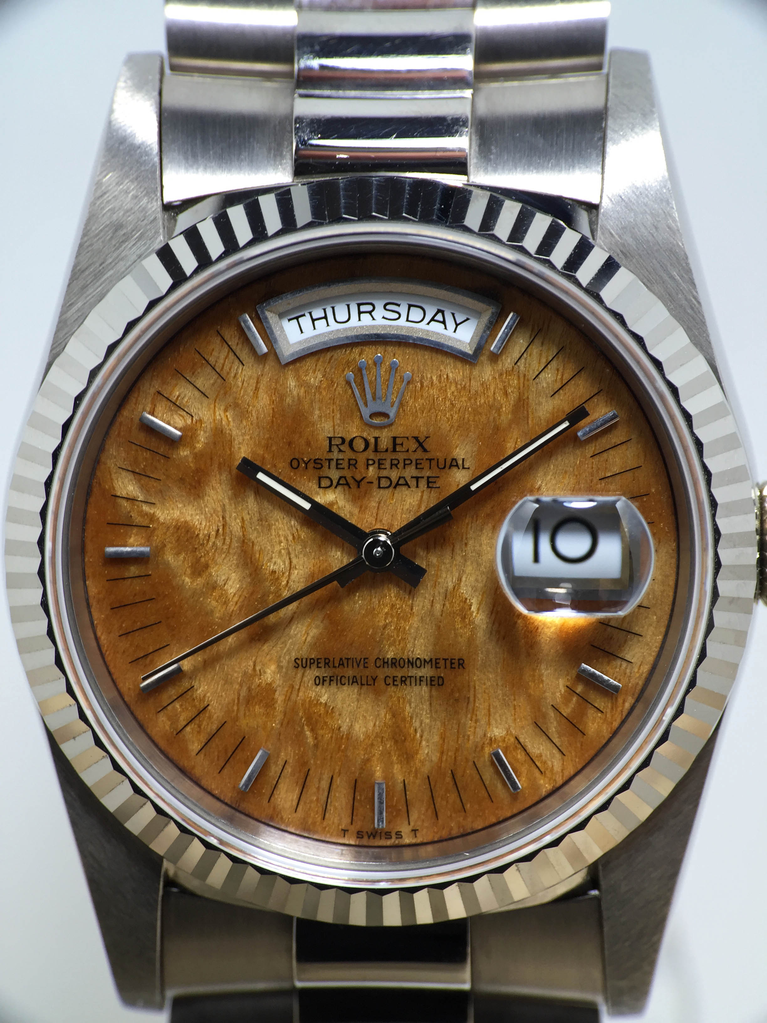 1994 Rolex Day Date Wood Dial Ref. 18239