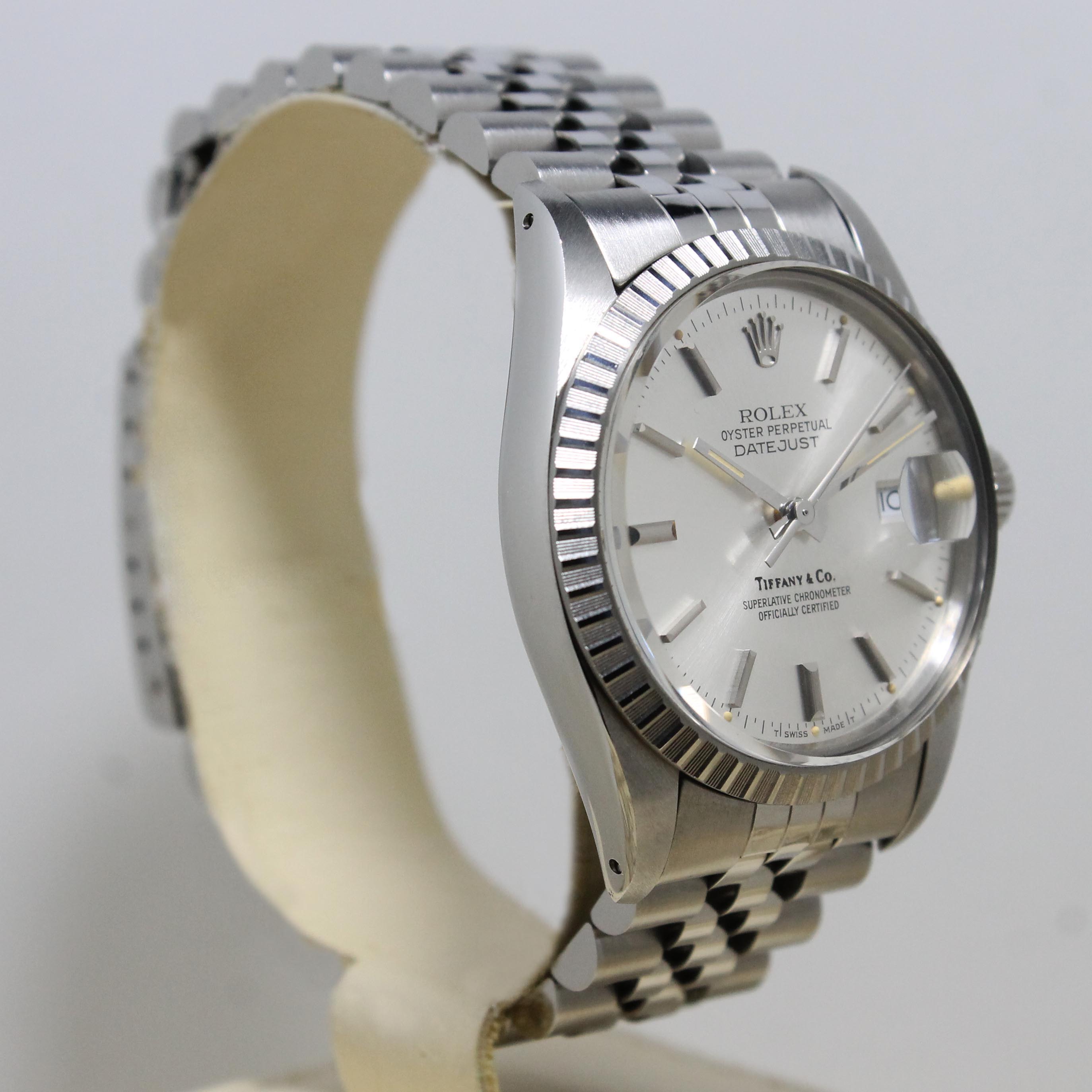 1987 Rolex Datejust NOS Tiffany & Co. Ref. 16030 (Full Set)