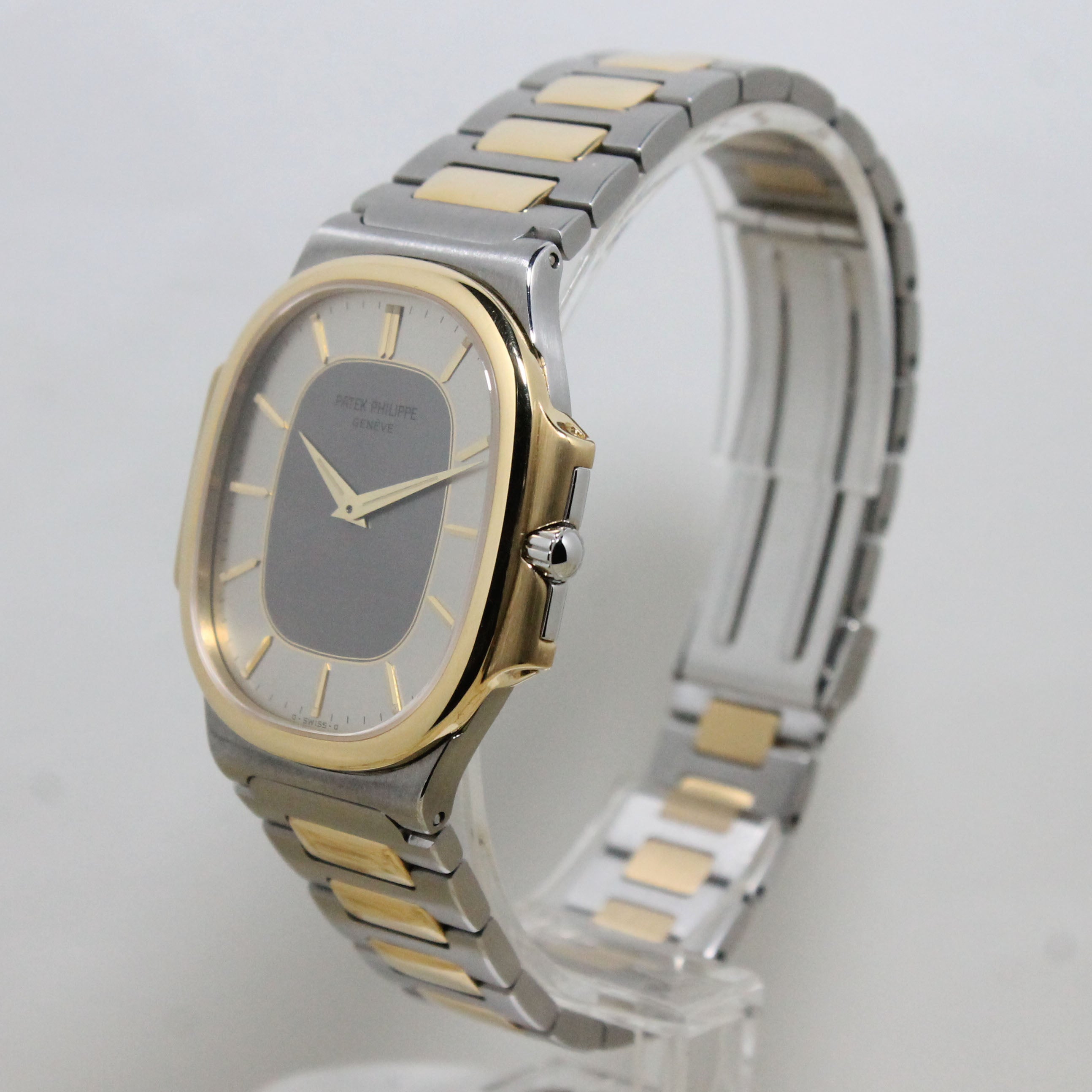 1980's Patek Philippe Nautillipse St/G Ref. 3770 (with Box and Service Papers)