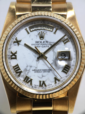 1980 Rolex Day Date Marble Ref. 18038