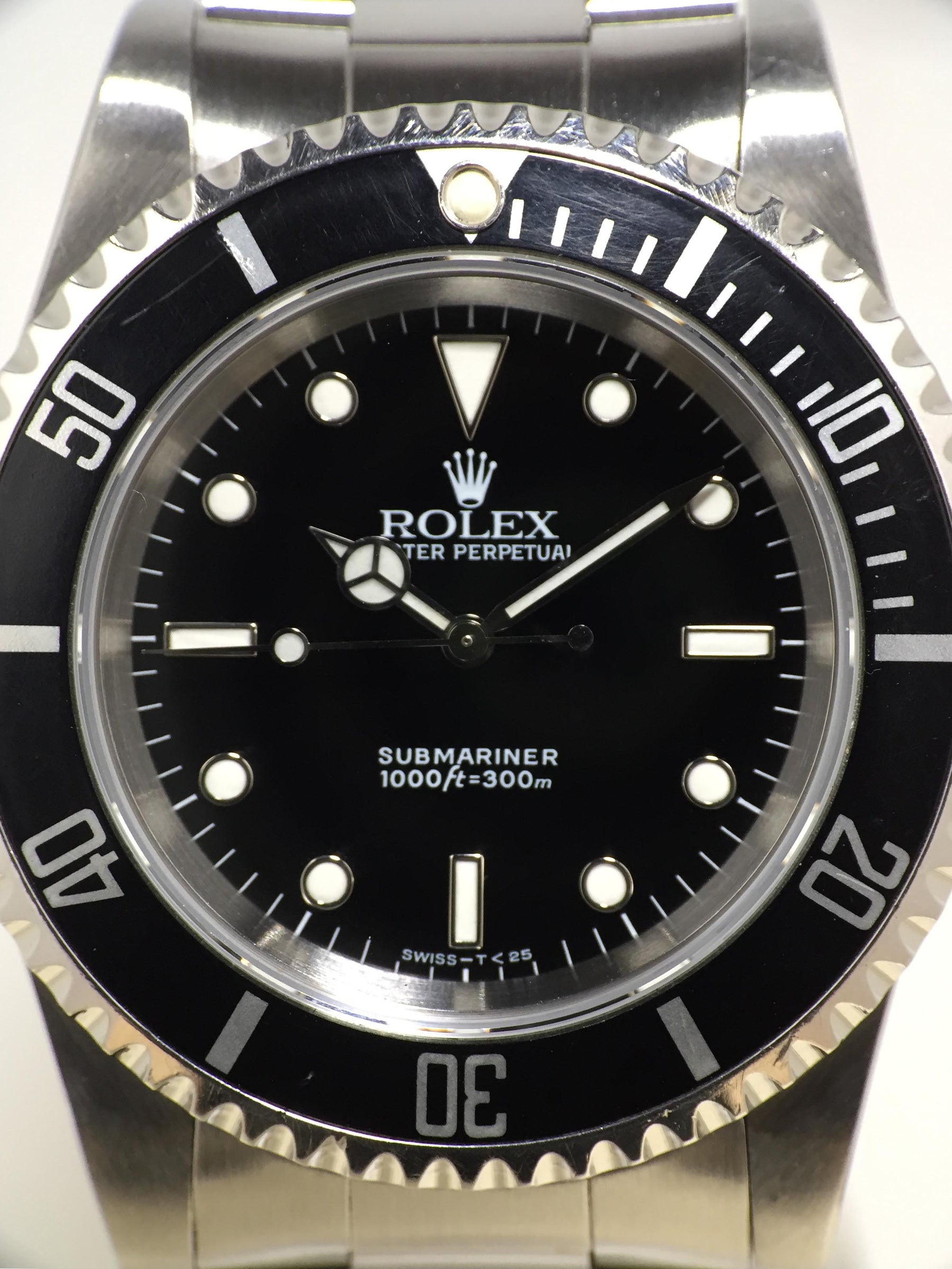 1991 Rolex Submariner Tritium Dial Ref. 14060 (with Papers)