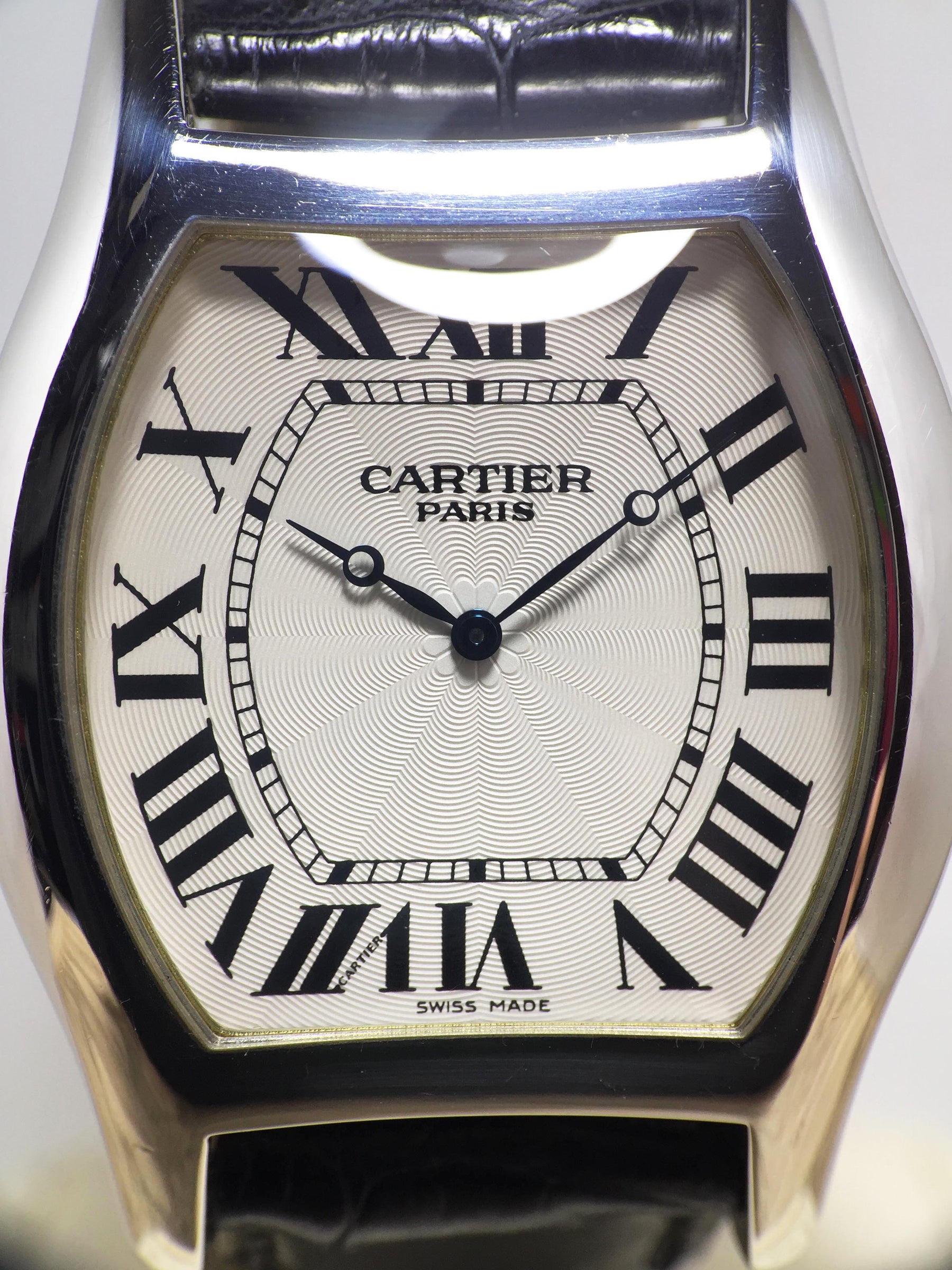 2007 Cartier Tortue XL Platinum CPCP No.1 Ref. W1546151 (Full Set with Invoice )
