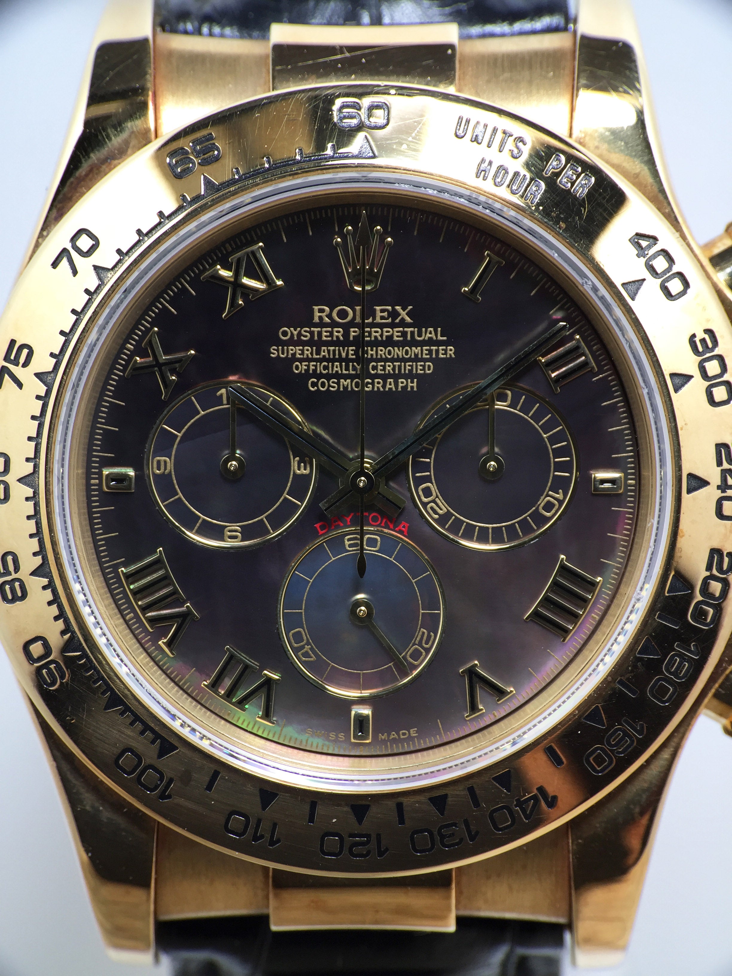2000 Rolex Daytona Tahitian MOP Dial Ref. 116518 (with Papers)