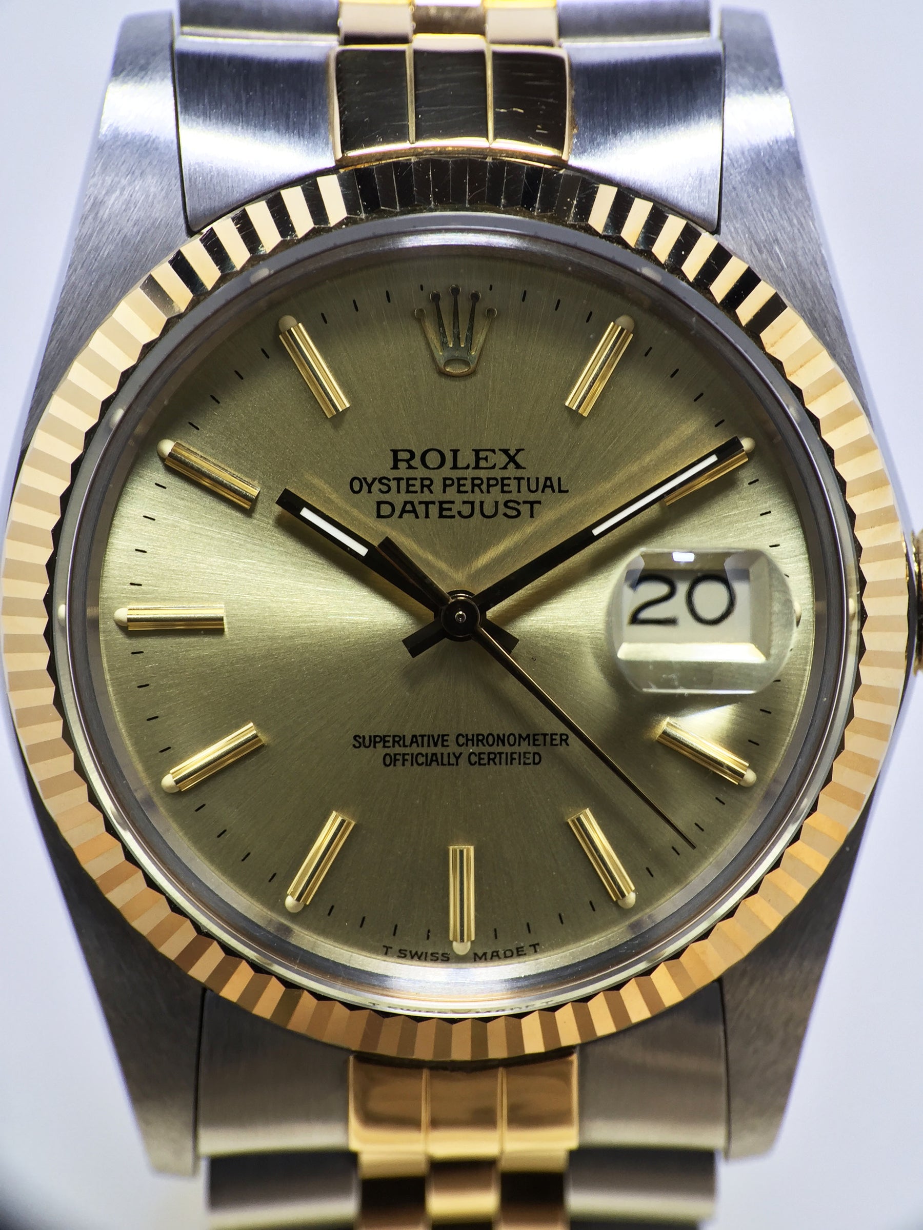1985 Rolex Datejust St/G NOS Ref. 16013 (Full Set)