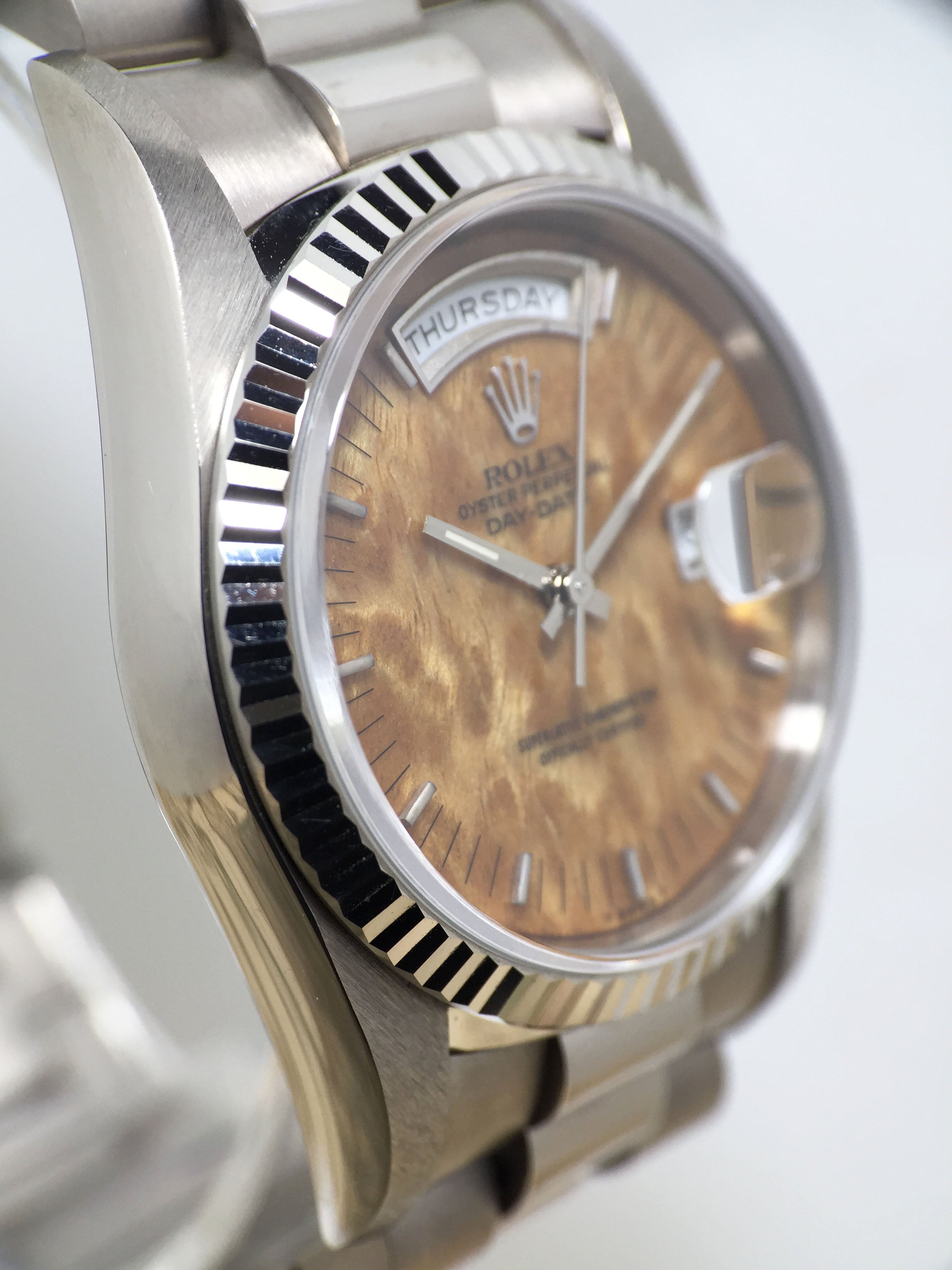 1994 Rolex Day Date Wood Dial Ref. 18239