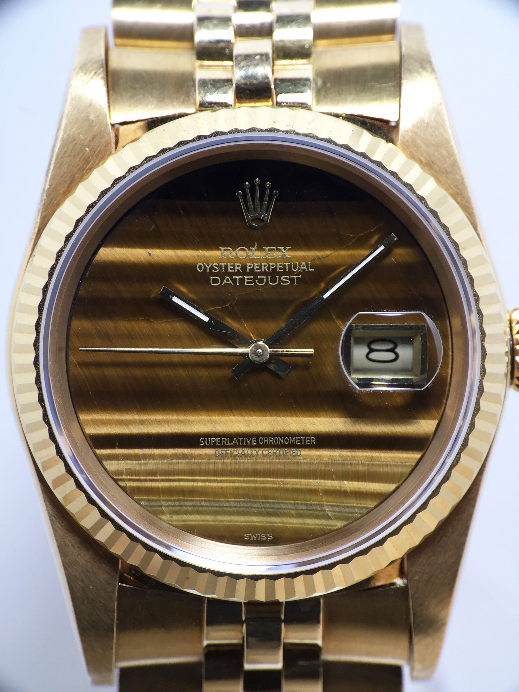 1985 Rolex Datejust Tiger Eye Ref. 16018 (with Certificate)