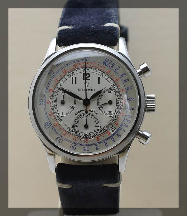 1990s - Eterna Pulsometre 1942 Chronograph - Momentum Dubai