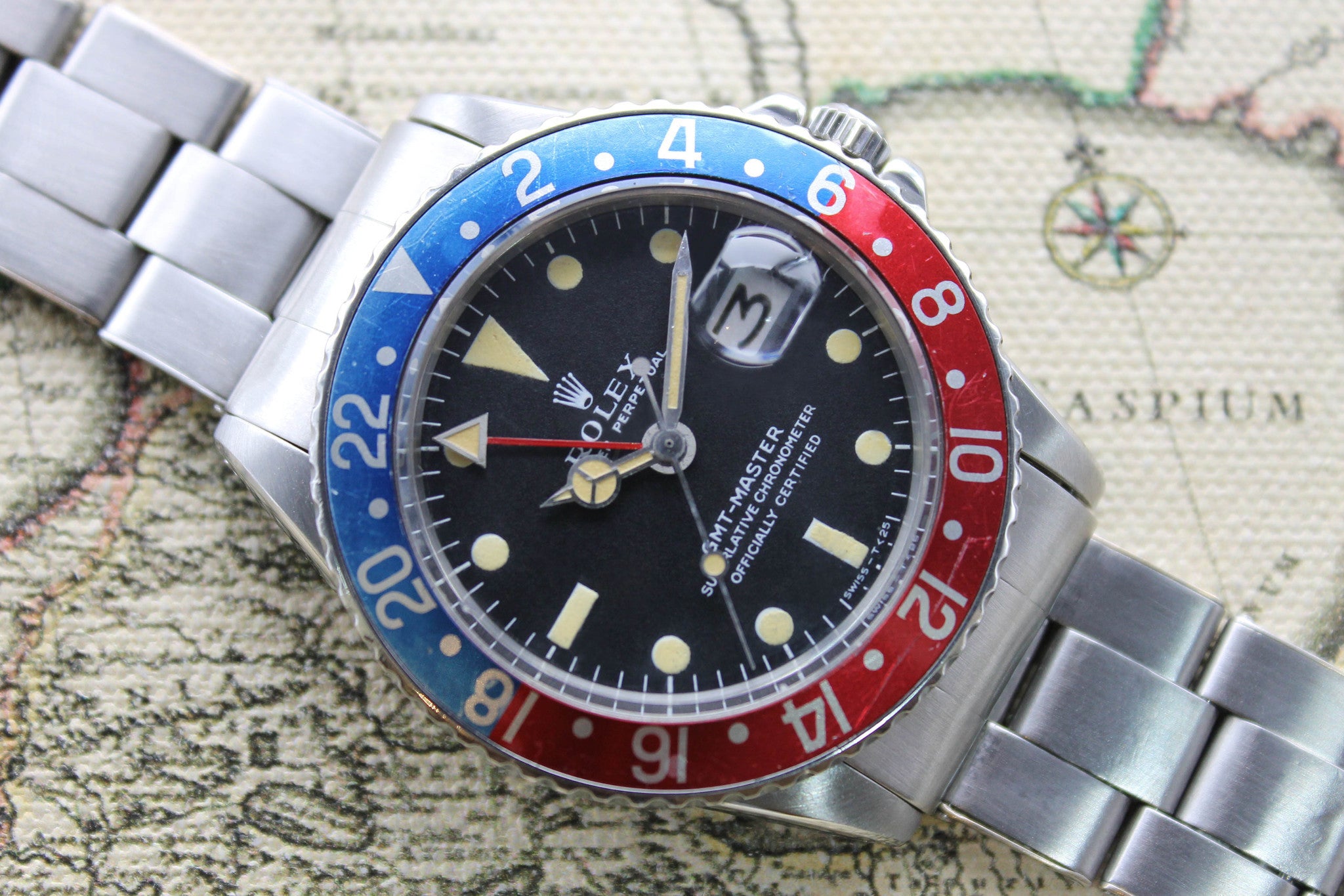 1971 - Rolex GMT Master (with Service Box & Papers) - Momentum Dubai
