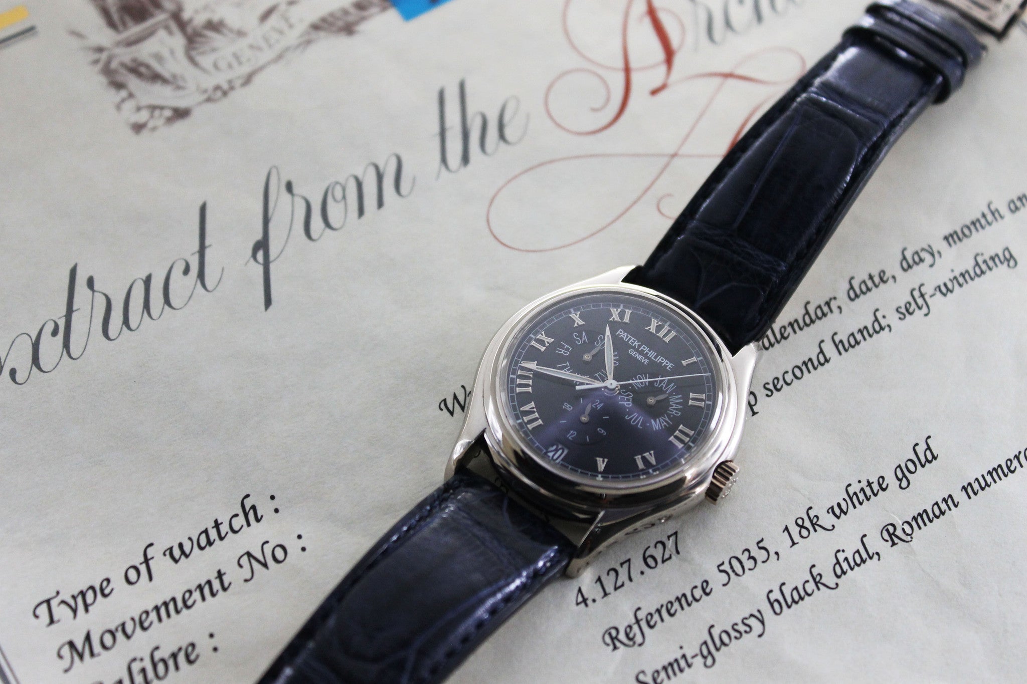 2000 - Patek Philippe Annual Calendar (with Box & Papers) - Momentum Dubai