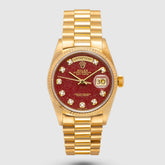 1988 Rolex Day Date Rubellite Diamond Dial Ref. 18038