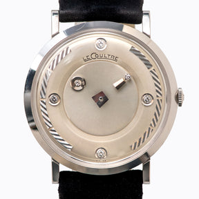 1963 LeCoultre Mystery Dial 18K White gold (with Box & Papers)