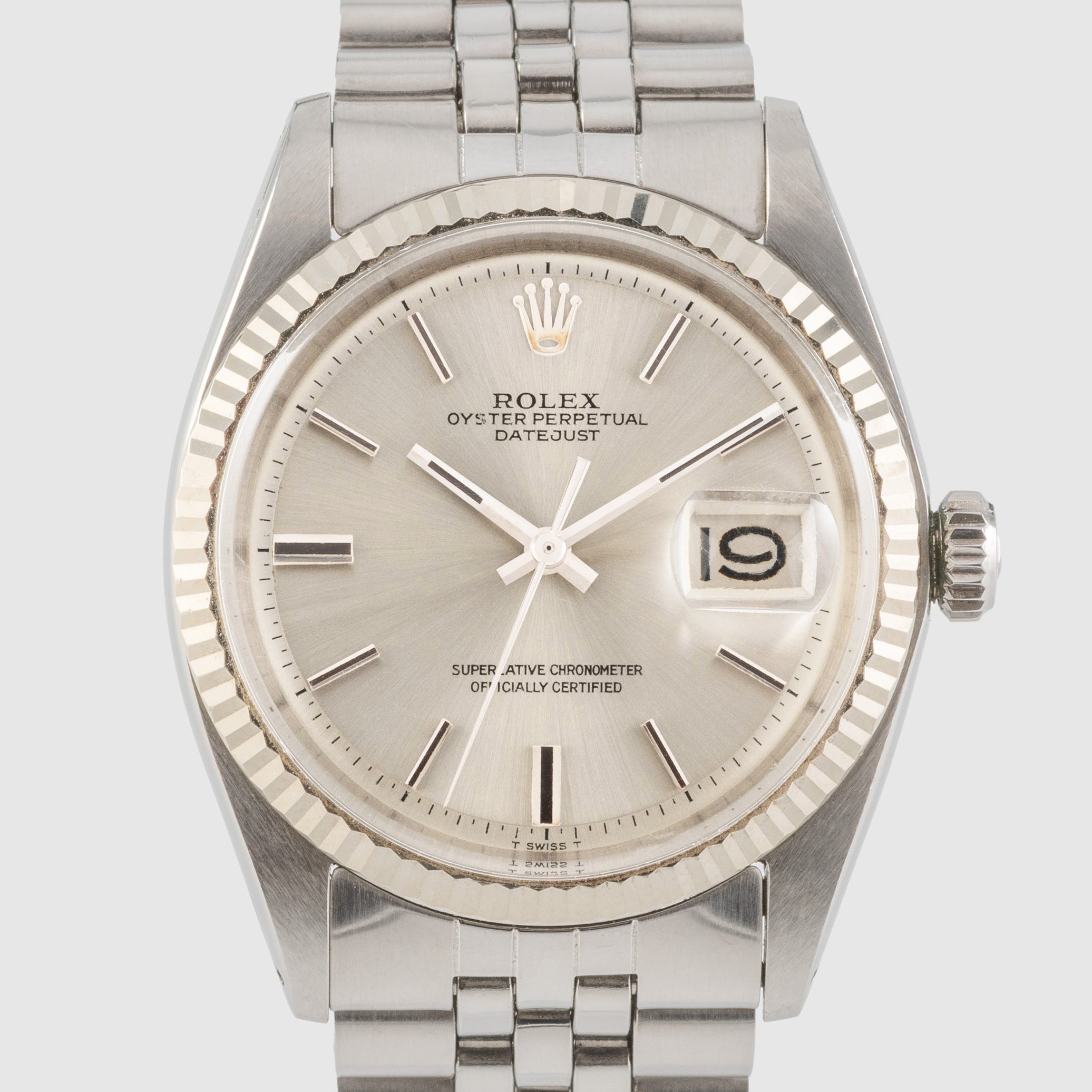 1972 Rolex Datejust Silver Dial Ref. 1601