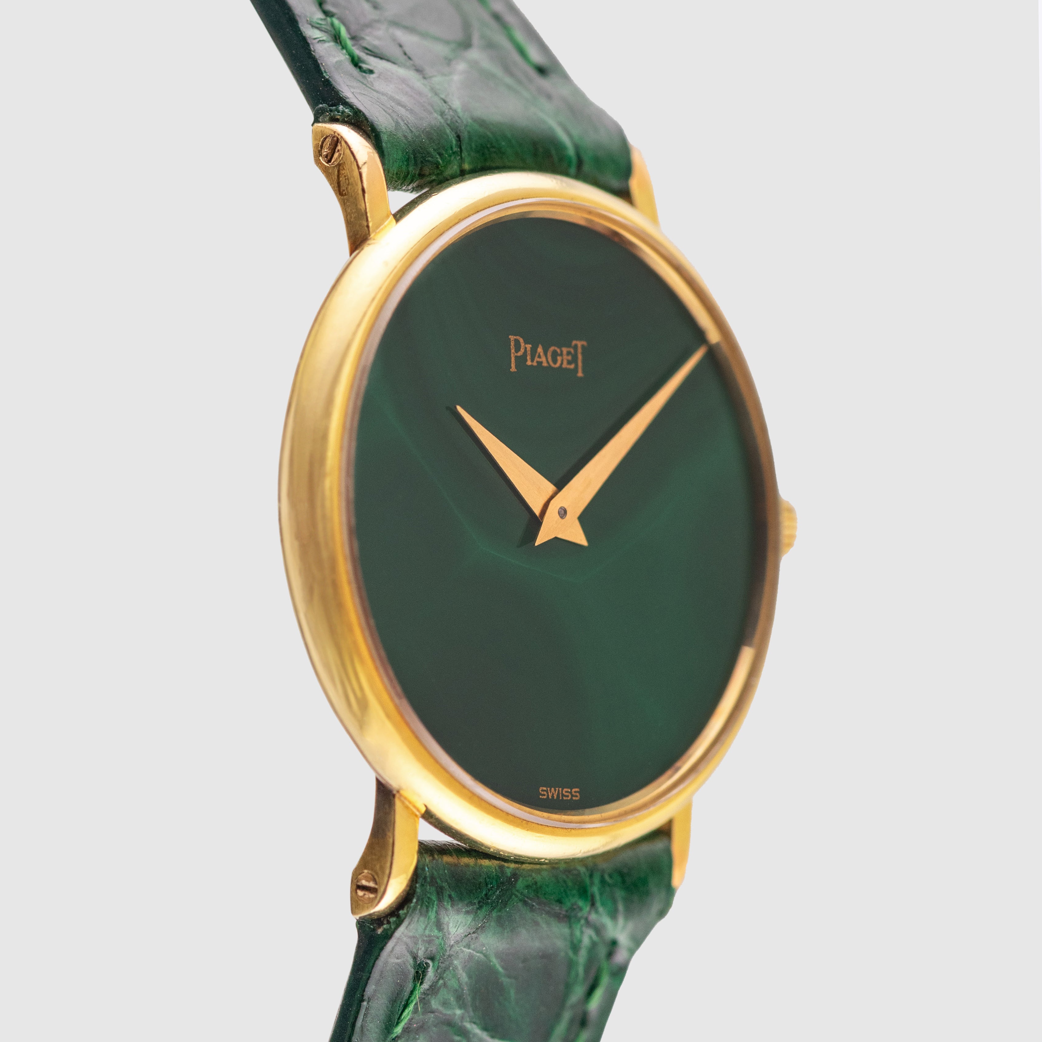 1970's Piaget Ladies Dress Watch 18K Malachite Ref. 9015