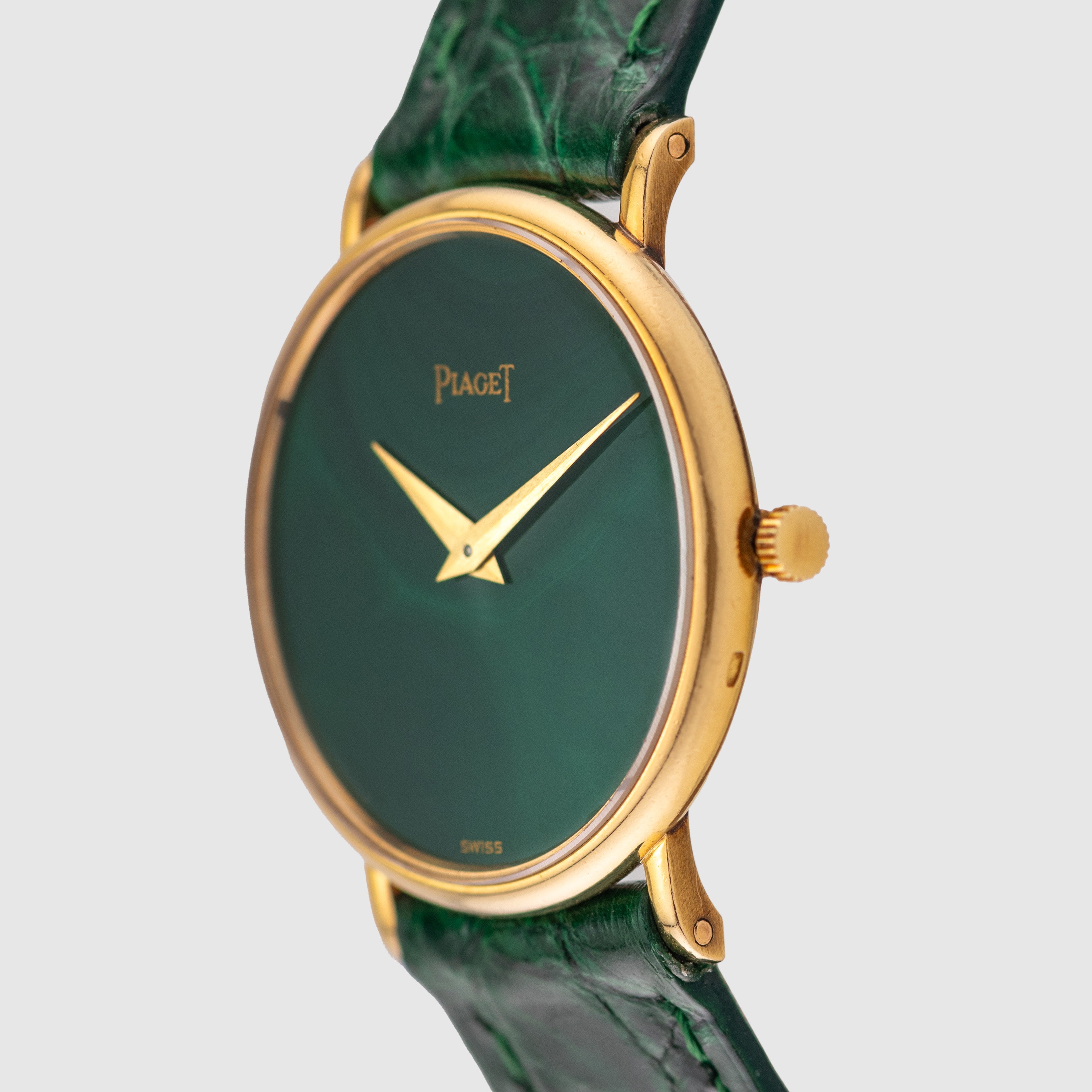 1970's Piaget Ladies Dress Watch 18K Malachite Ref. 9015