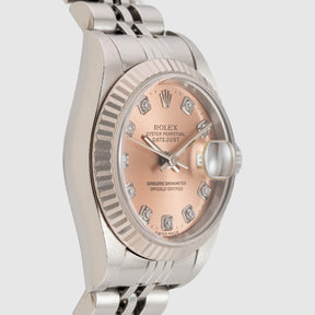 1999 Rolex Lady Datejust Salmon Diamond Dial Ref. 79174 (with Papers)