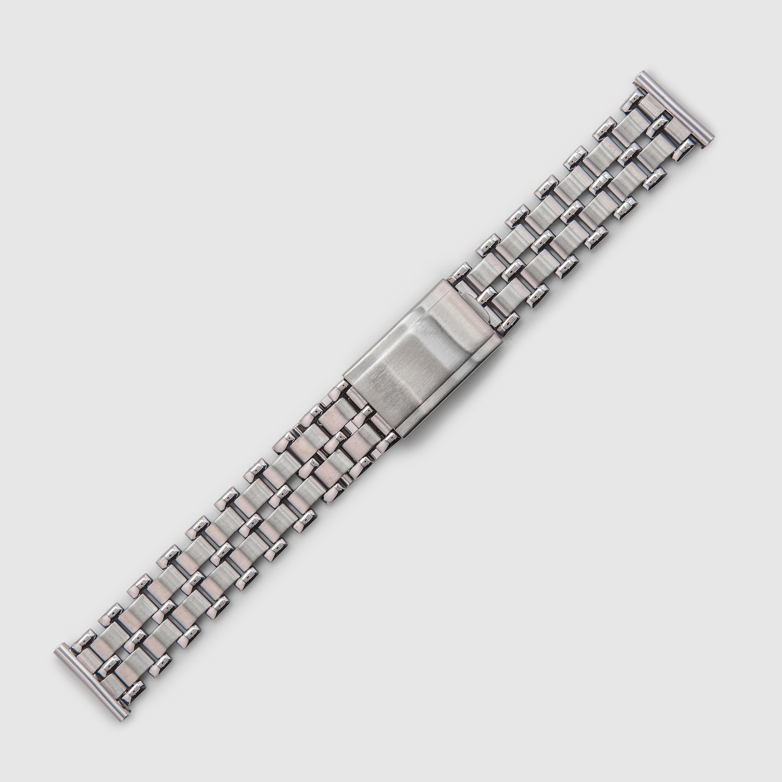 Private Eyes - Stainless Steel Bracelet Two-Tone Polished & Matte 5 Row - Type 4