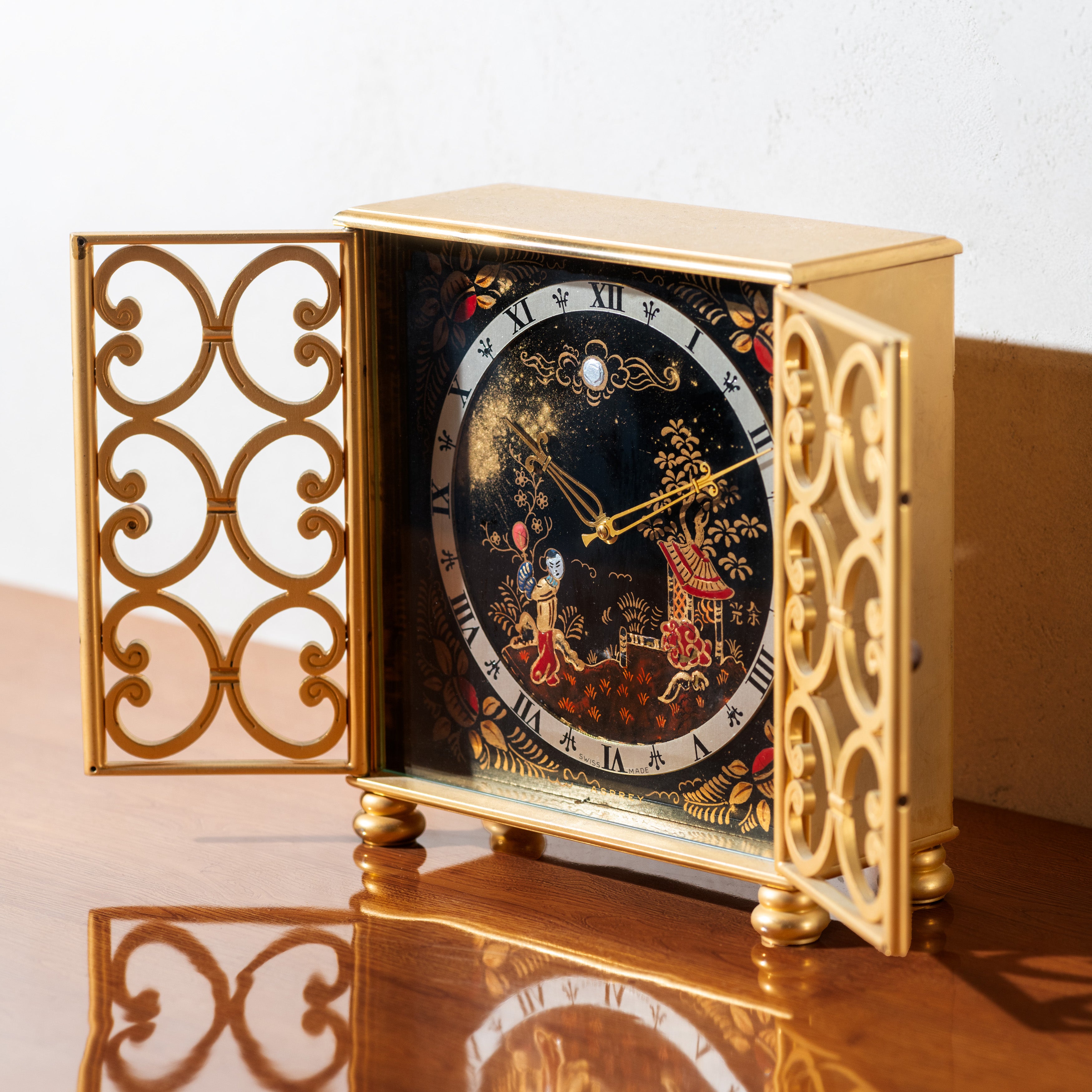 Asprey Chinoiserie Bodoir Clock