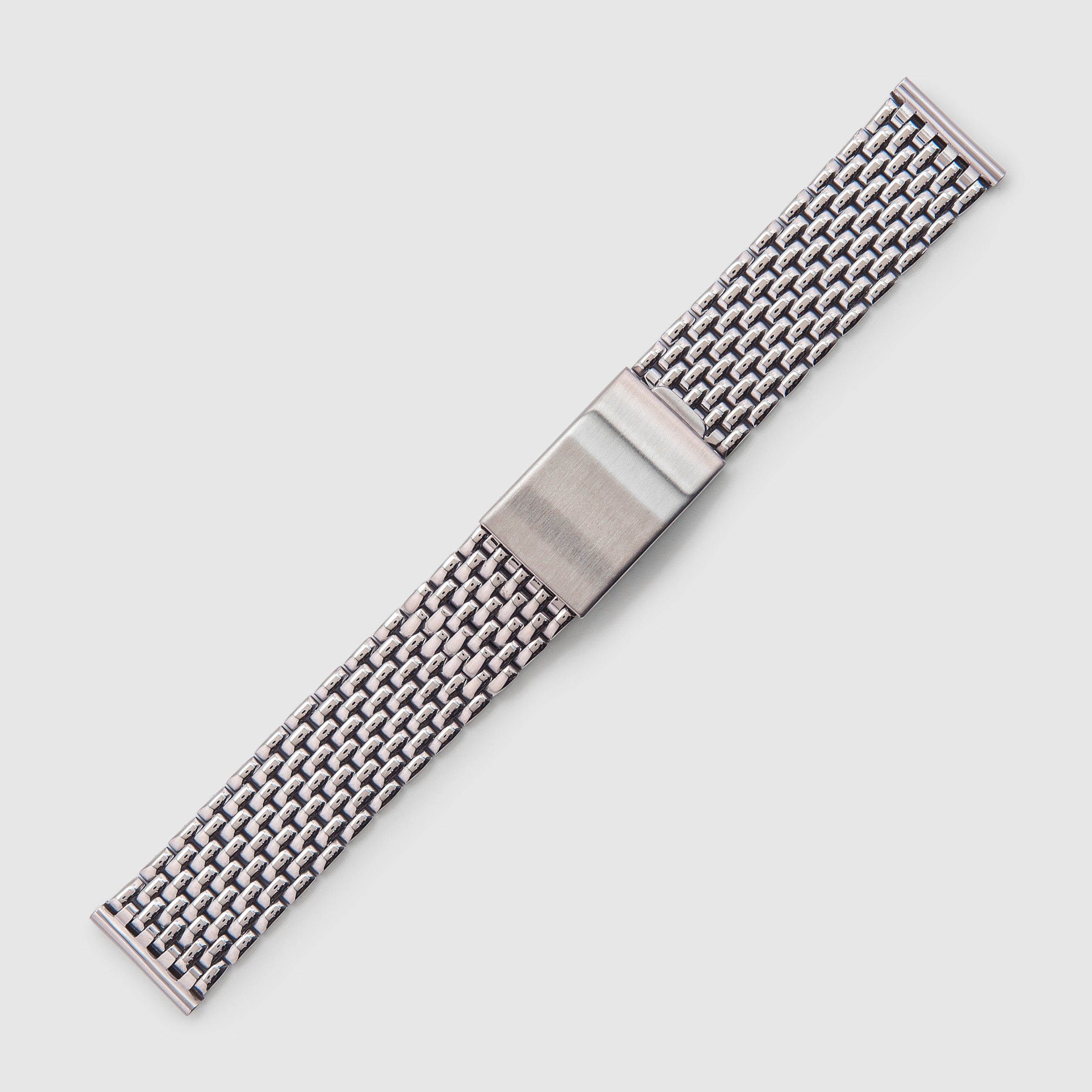 Private Eyes - Stainless Steel Bracelet Polished 9 Row - Type 3