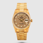 1995 Rolex Day Date Fossil Dial NOS Ref. 18238 (with Papers)