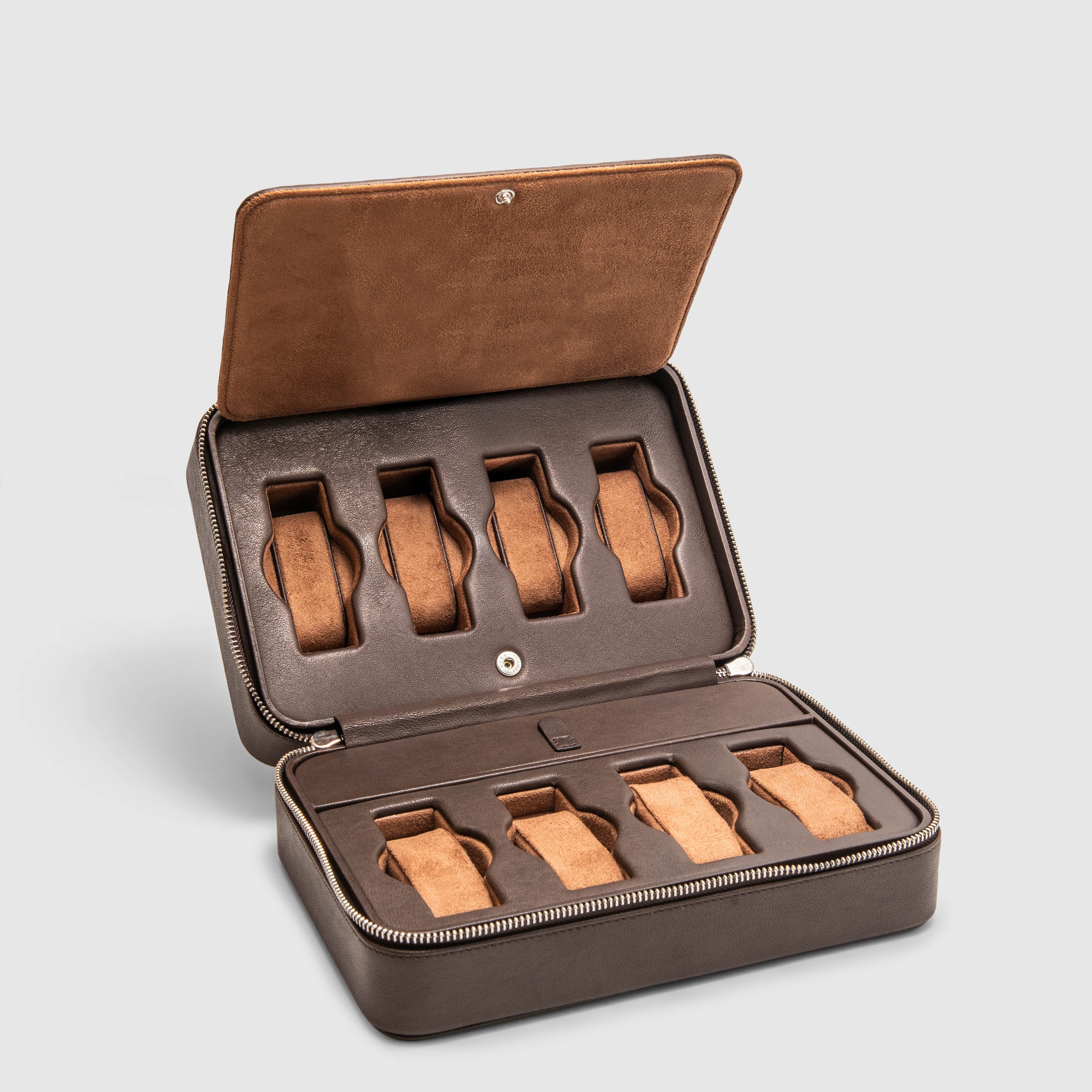 Leather Briefcase - 8 Watches