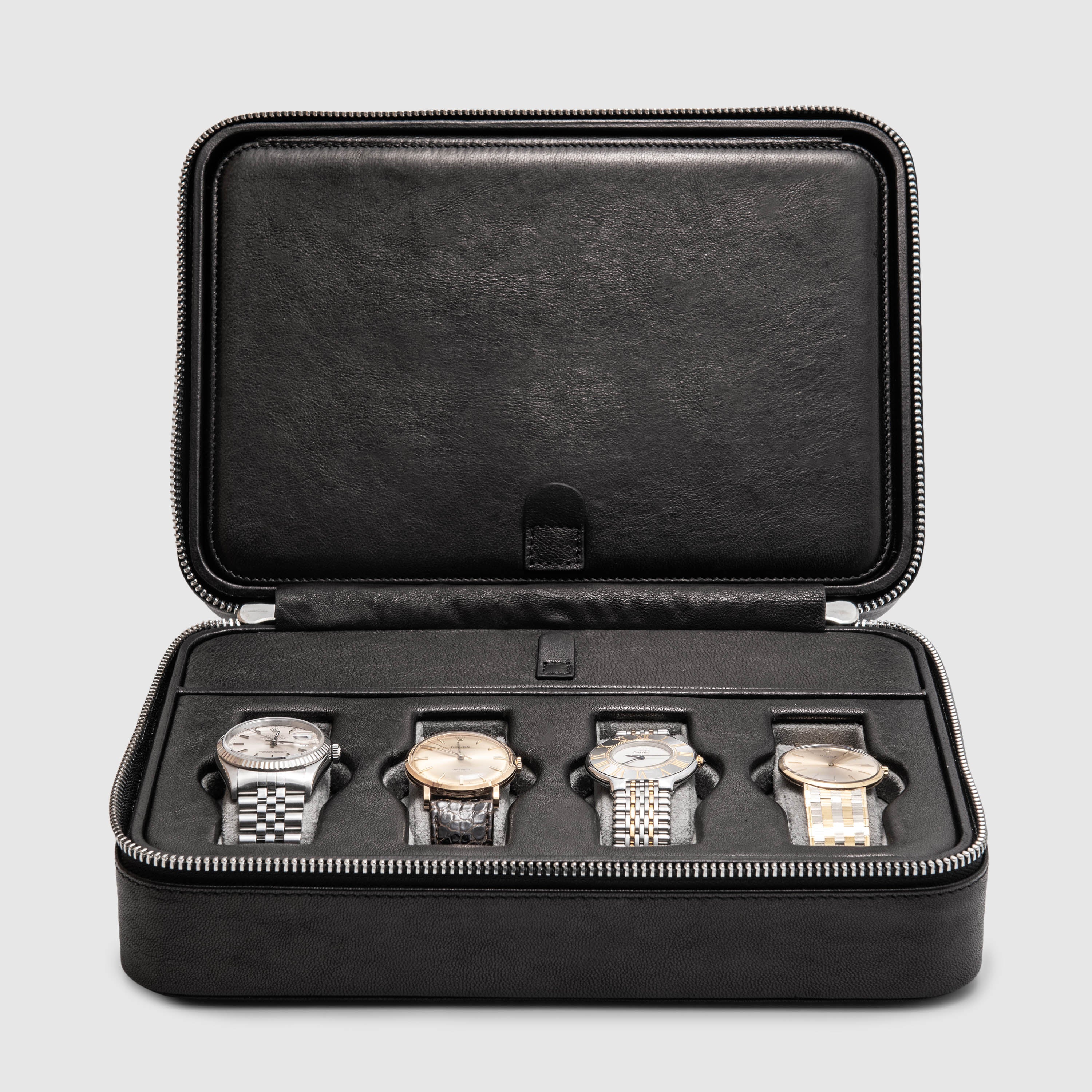 Leather Briefcase - 8 Watches
