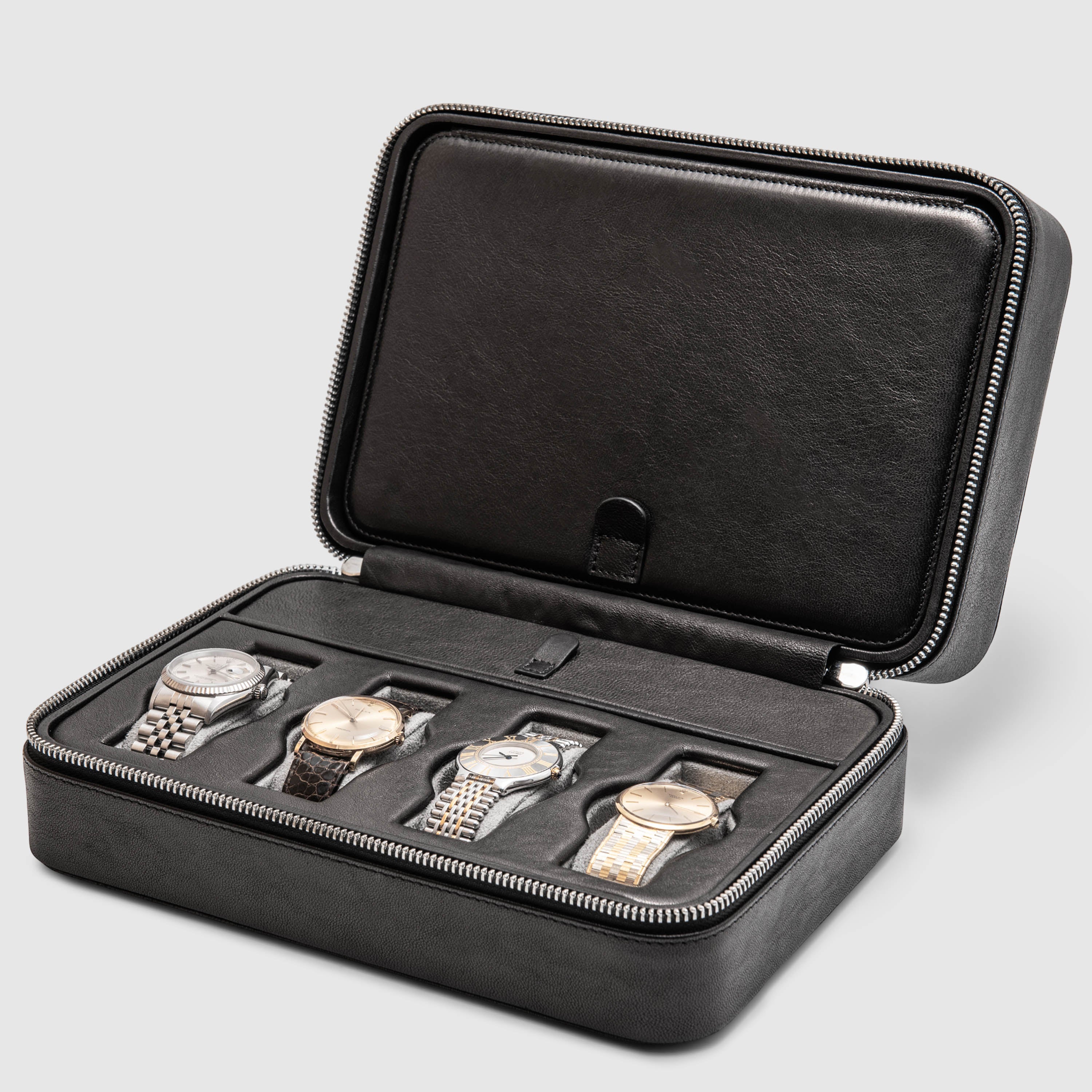 Leather Briefcase - 8 Watches