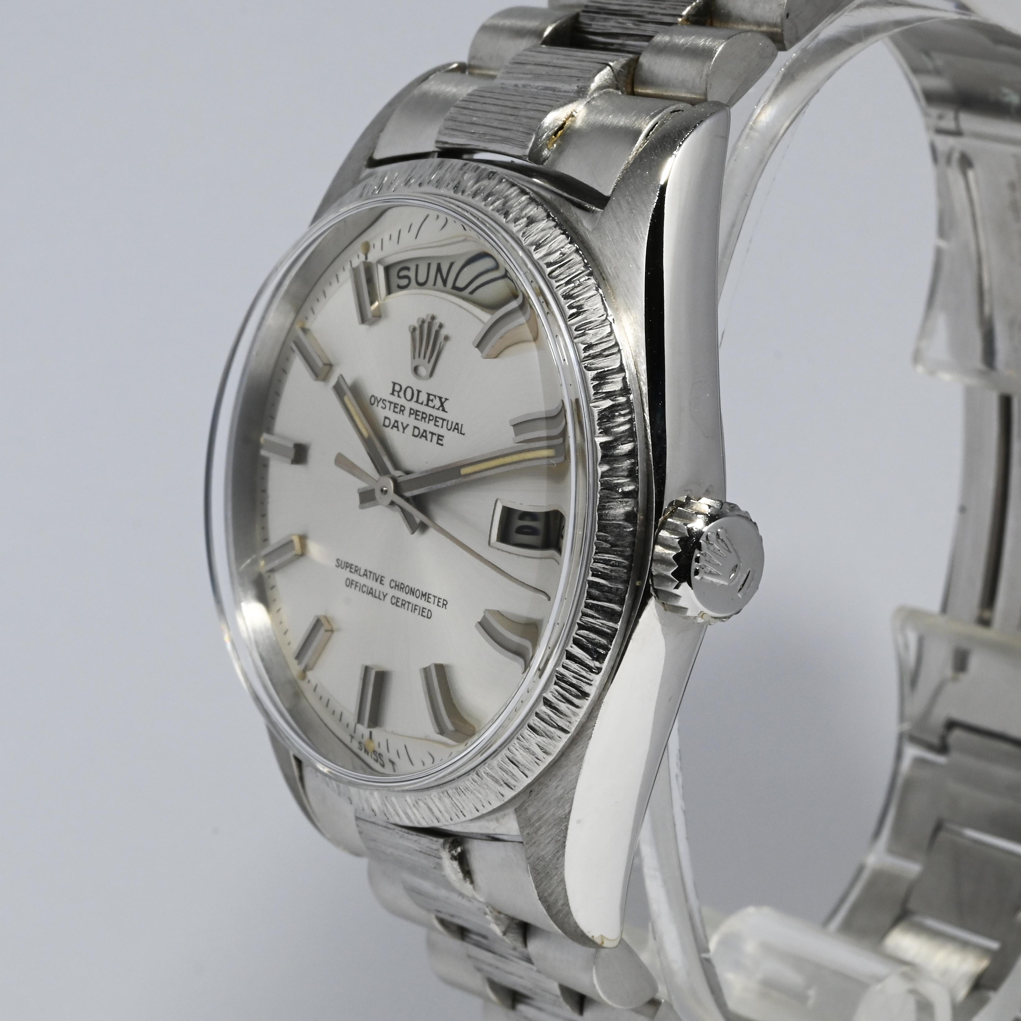 1966 Rolex Day Date White Gold Wide Boy Dial Ref. 1807