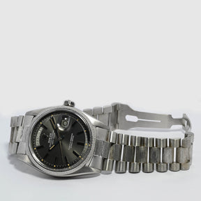1974 Rolex Day Date White Gold Grey Dial Ref. 1807