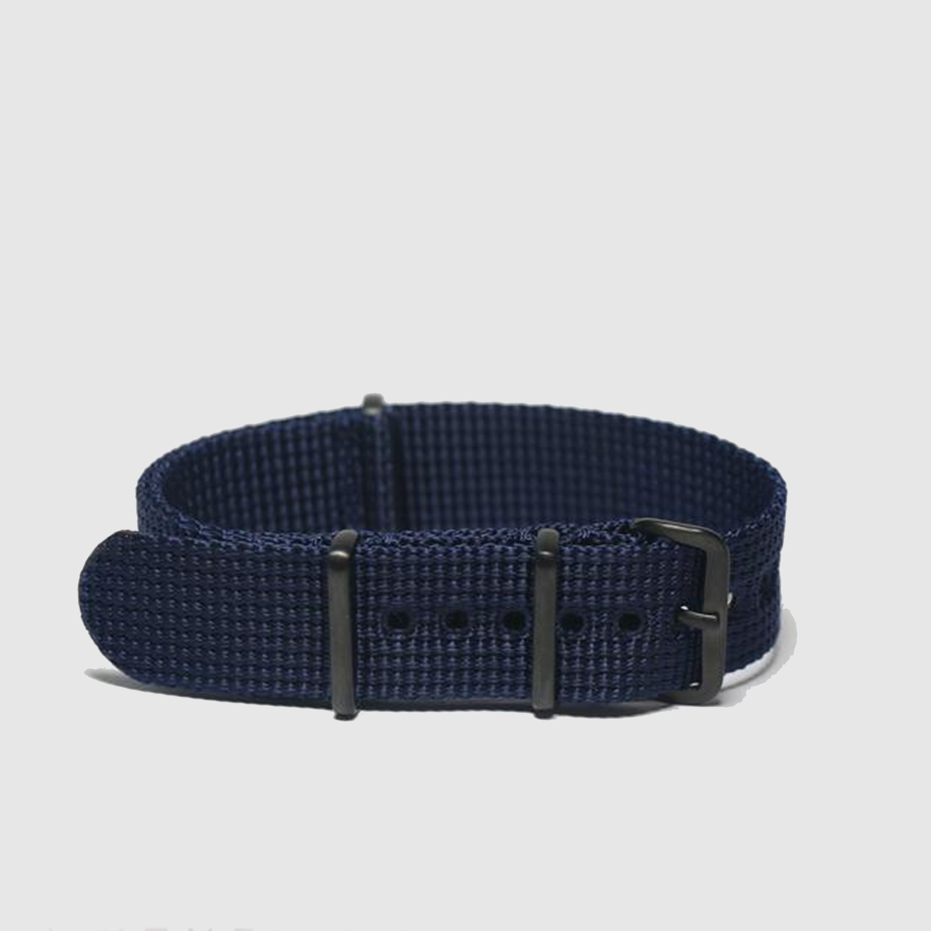 Nato Strap Navy Blue - Braided (Multiple Sizes)